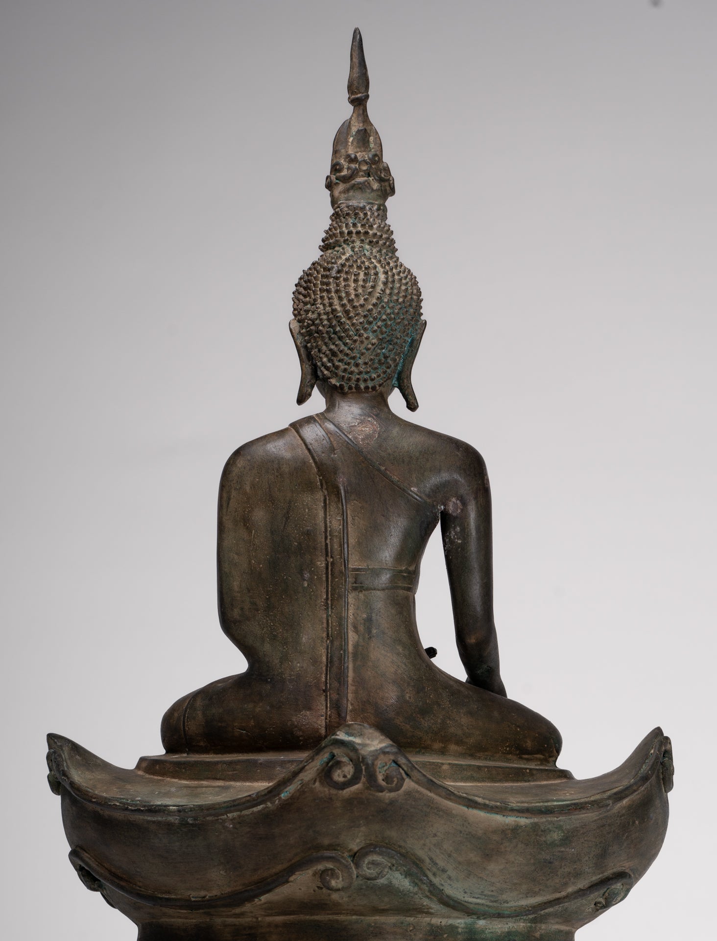 Buddha Statue - Antique Laos Style Enlightenment Buddha Statue - 55cm/22"