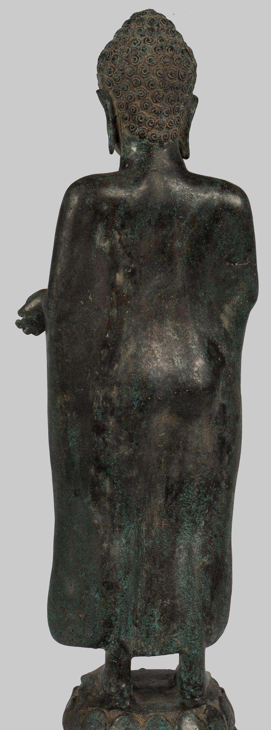 Statue di Buddha - grande statua di Buddha in stile tailandese in dharmachakra insegnando mudra - 84 cm/34 "