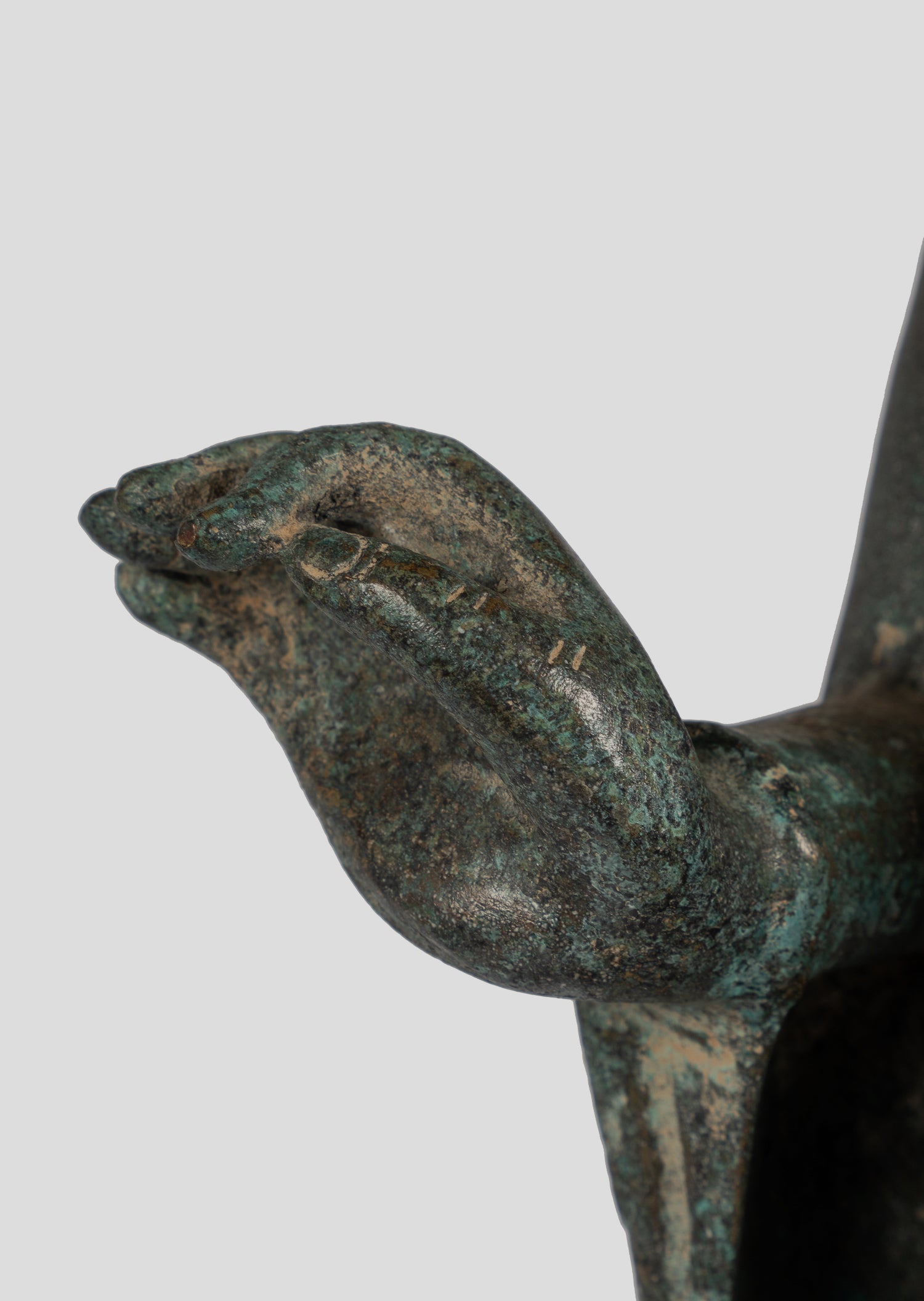 Statue di Buddha - grande statua di Buddha in stile tailandese in dharmachakra insegnando mudra - 84 cm/34 "