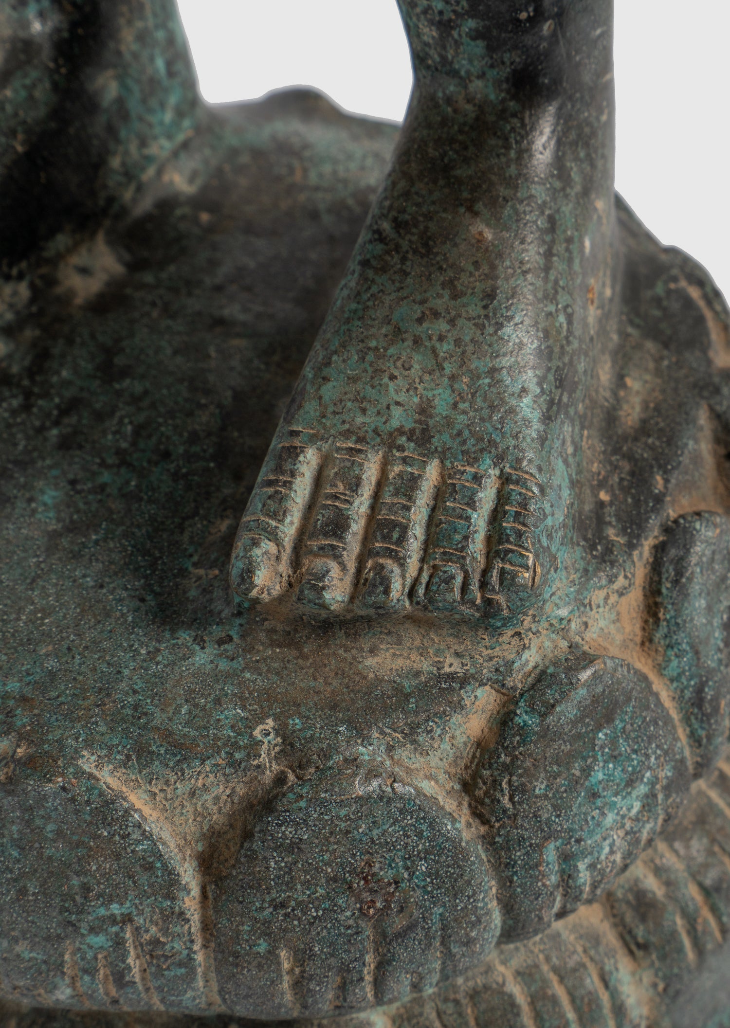 Statue di Buddha - grande statua di Buddha in stile tailandese in dharmachakra insegnando mudra - 84 cm/34 "