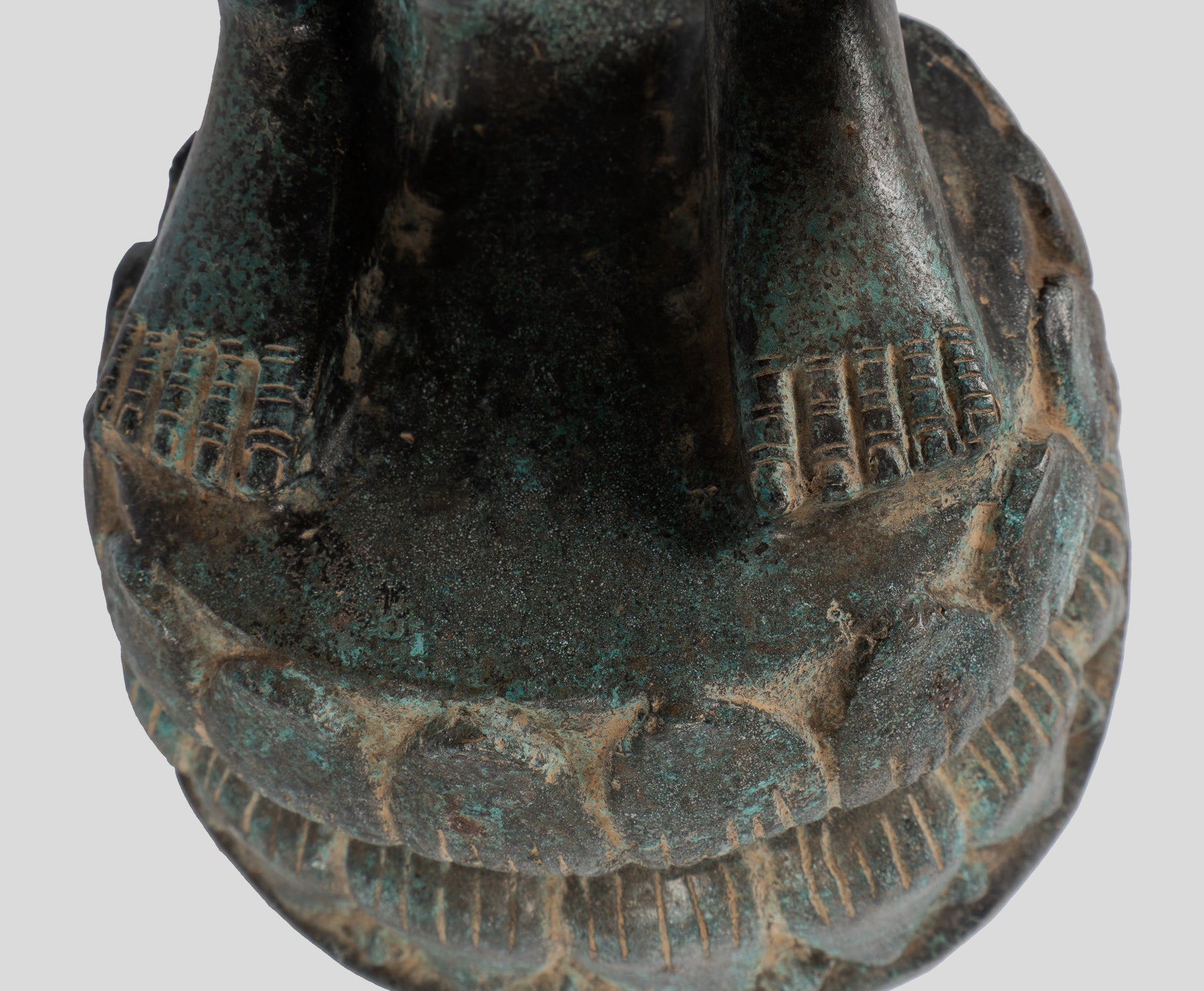 Statue di Buddha - grande statua di Buddha in stile tailandese in dharmachakra insegnando mudra - 84 cm/34 "