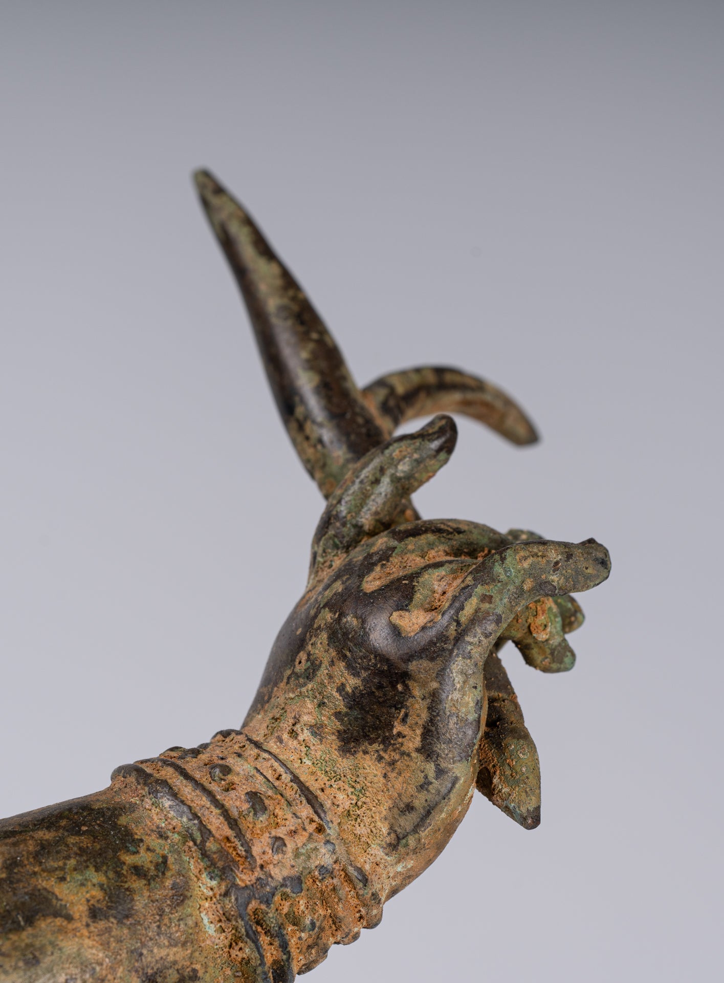 Ganesha Statue - Antique Chola Style Bronze Standing Ganesh Statue - 62cm/25"