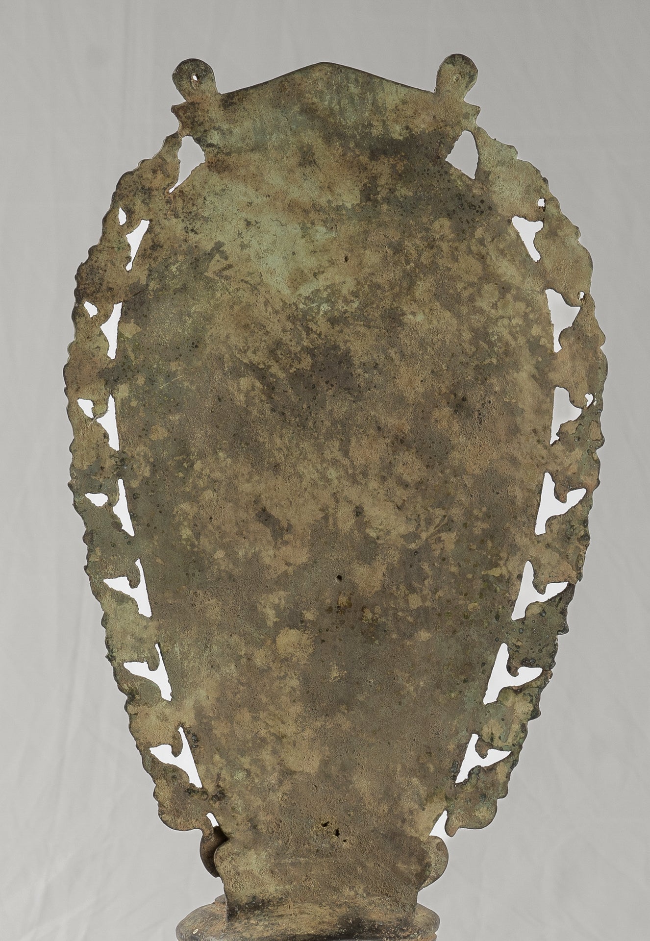 Ganesha Statue - Antique Javanese Style Bronze Dancing Indonesian Ganesha Statue - 42cm/17"