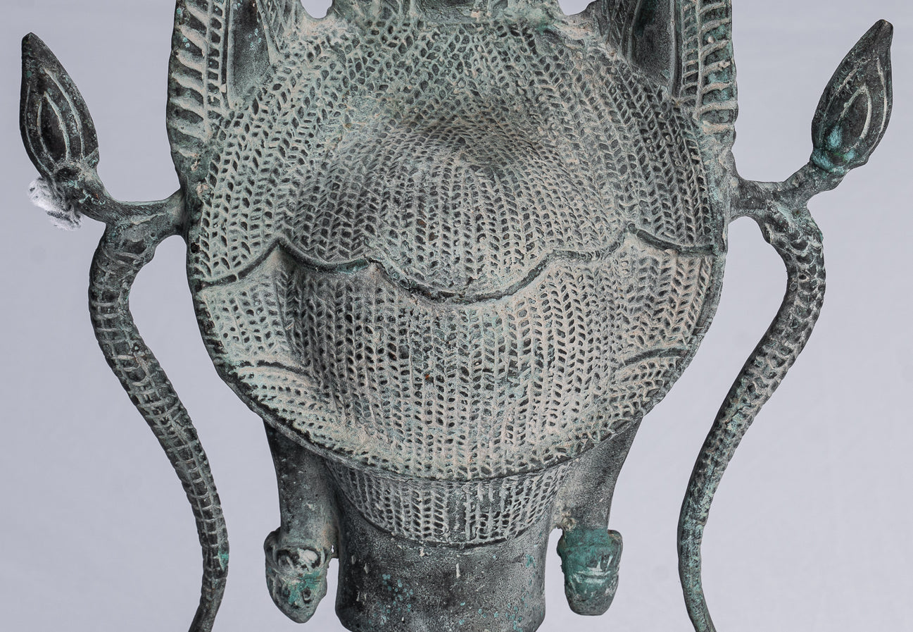 Apsara - Antique Khmer Style Bronzo Angkor Wat Apsara o Angel Statue - 35cm/14 "