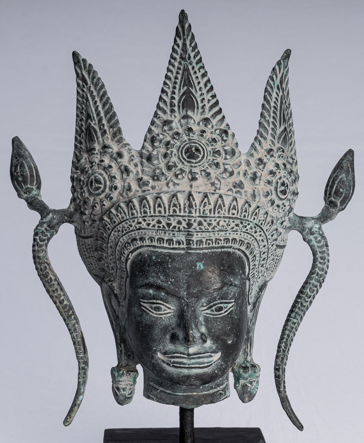 Apsara - Antique Khmer Style Bronzo Angkor Wat Apsara o Angel Statue - 35cm/14 "