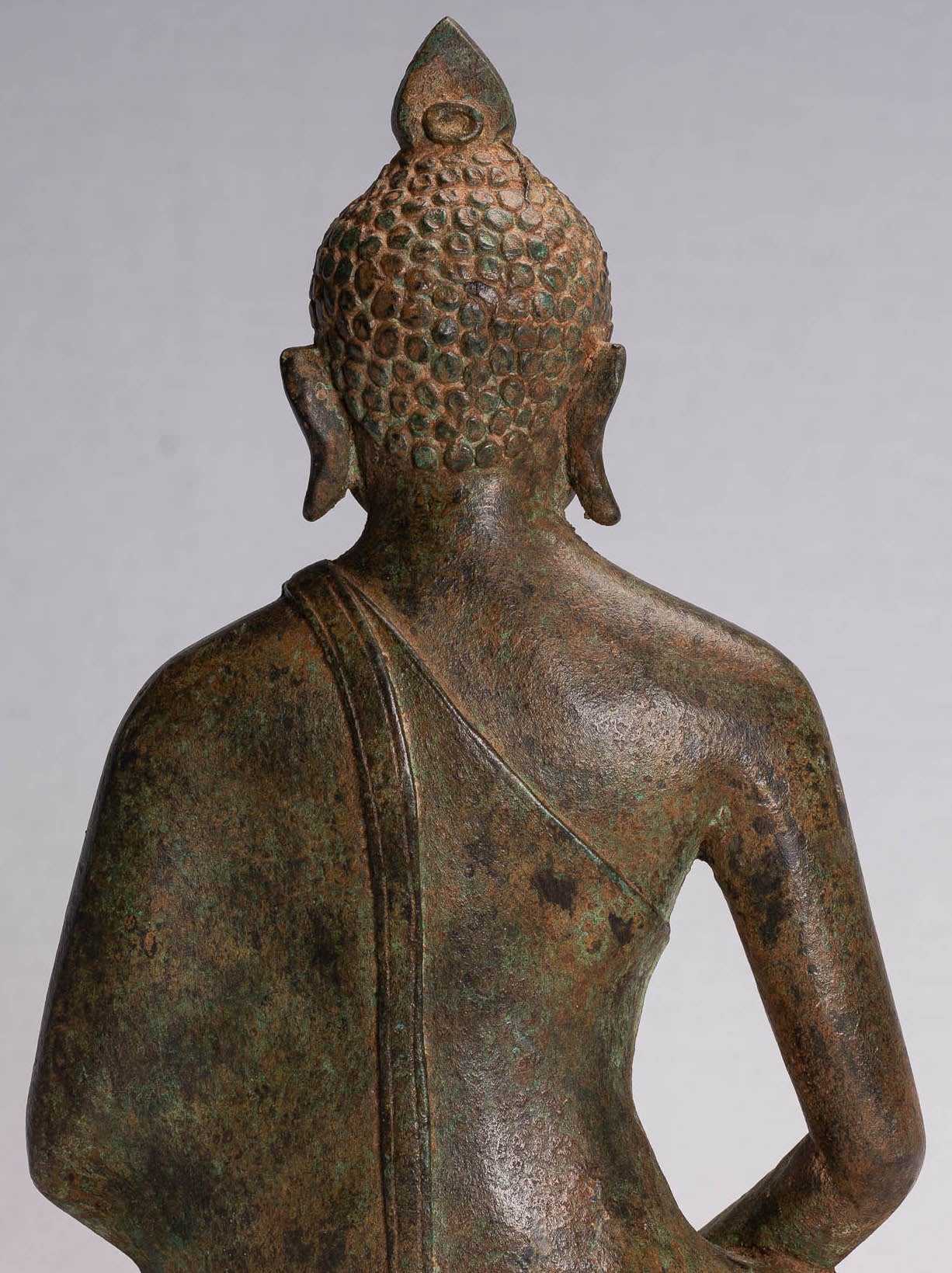 Buddha Statue (Antik) Sri Lanka Stil Bronze Sitzende Meditation Buddha Statue 35cm/14"