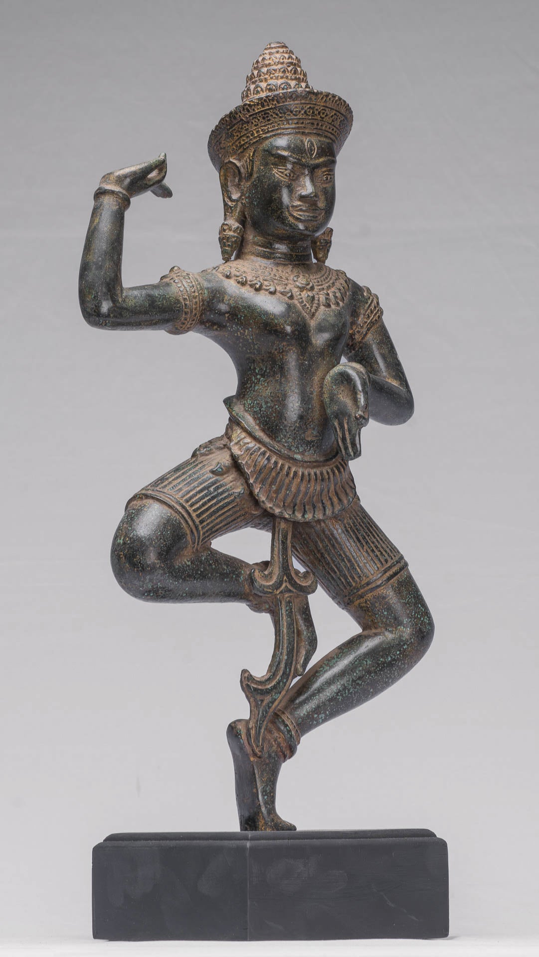 Antique Khmer Style Angkor Wat Bronze Dancing Apsara or Angel - 50cm/20"