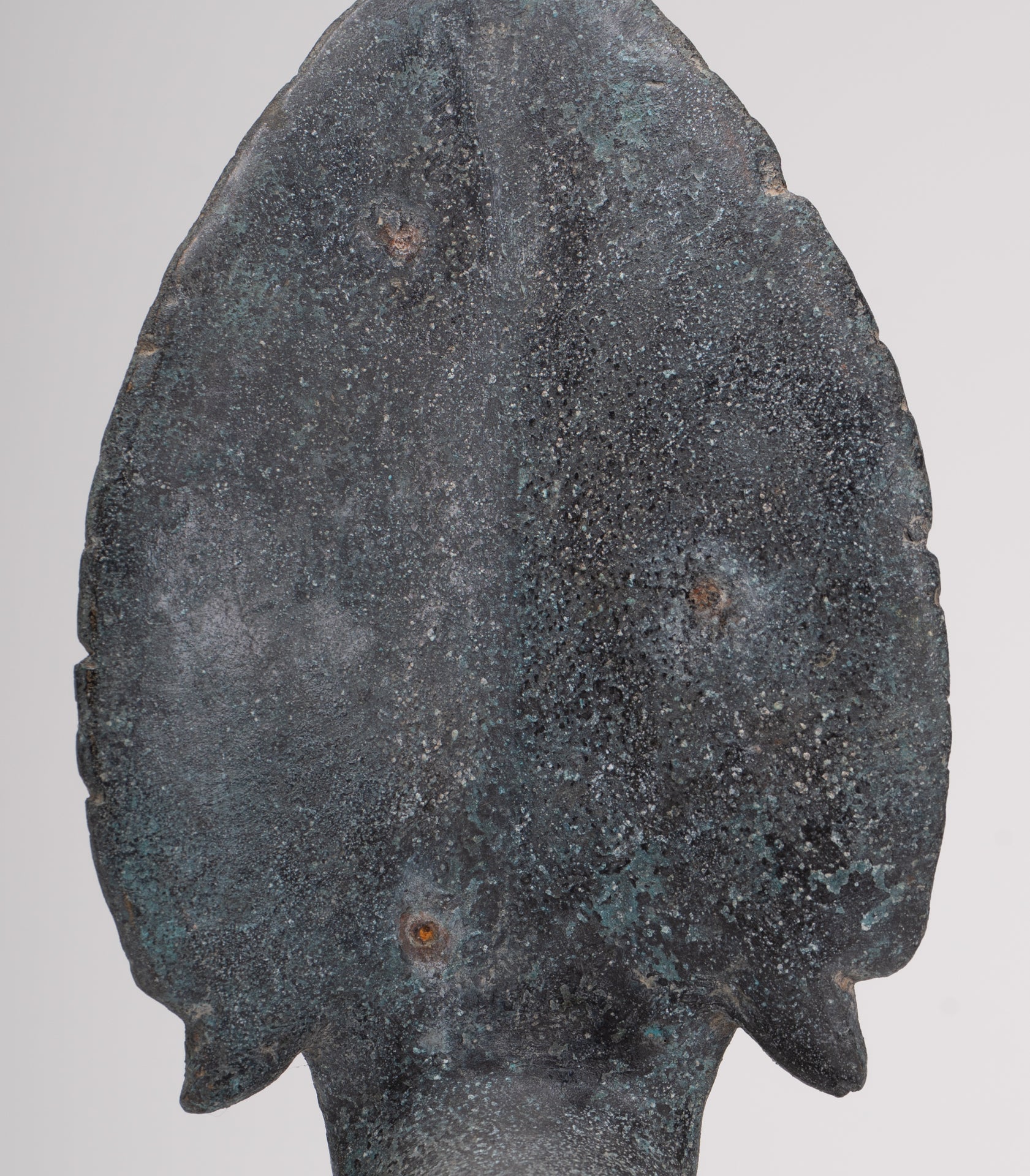 Naga Statue - Antique Khmer Style Bronze Protective Naga, Snake or Serpent Statue - 29cm/12"