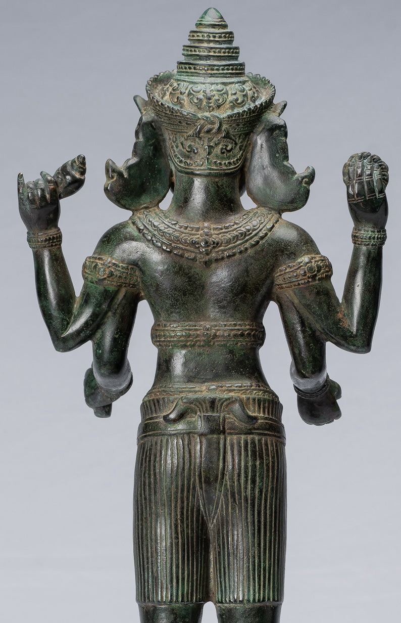 Statua Kalkin - Antique Khmer Style in piedi Hayagriva Kalkin Horse of Vishnu - 55cm/22 "