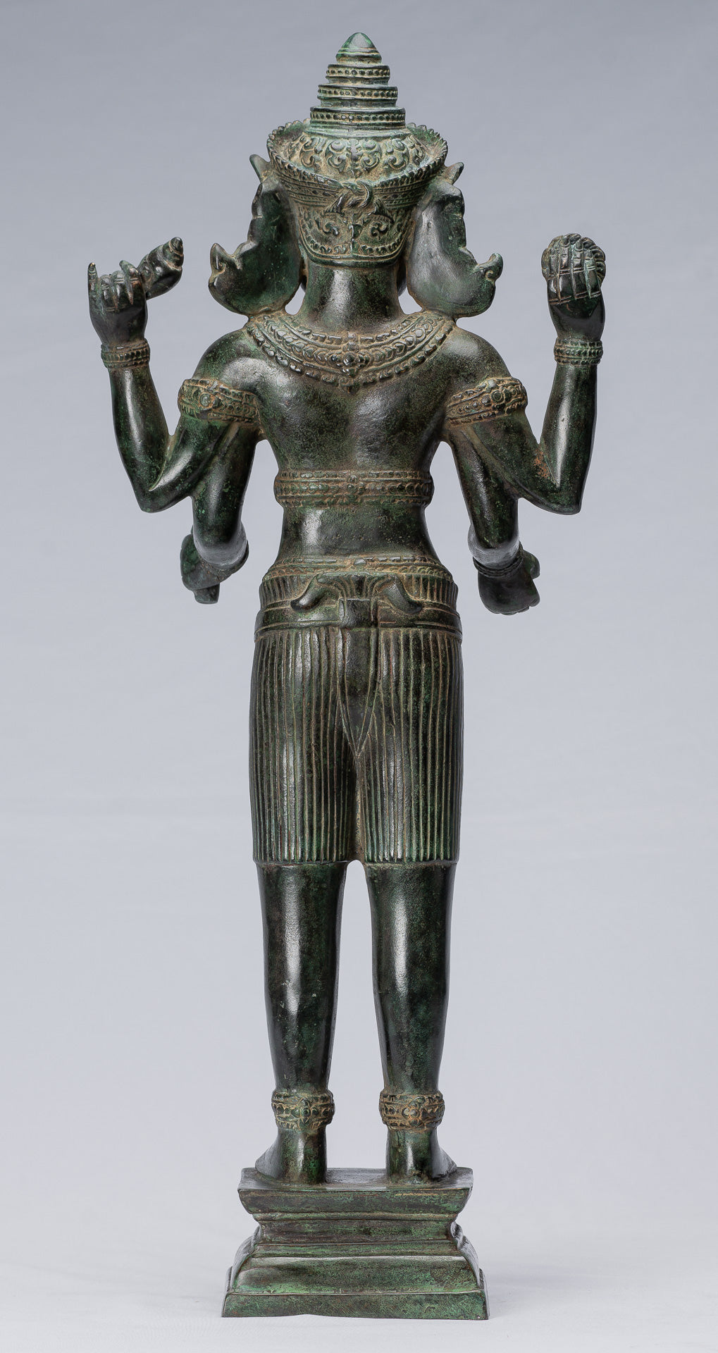 Statua Kalkin - Antique Khmer Style in piedi Hayagriva Kalkin Horse of Vishnu - 55cm/22 "