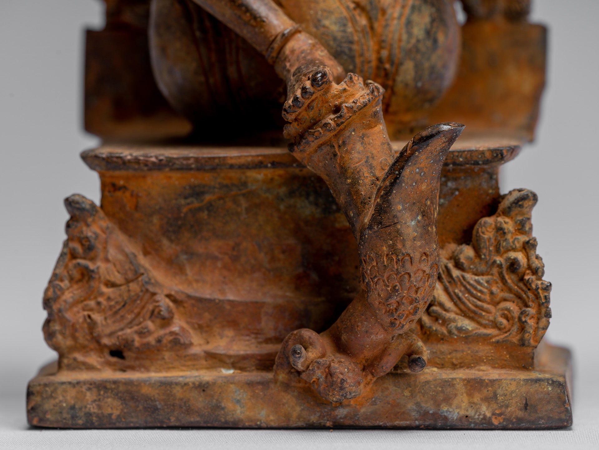 Estatua de Bodhisattva - Estatua de Bodhisattva de estilo indonesio antiguo indonesio - 28 cm/11 "