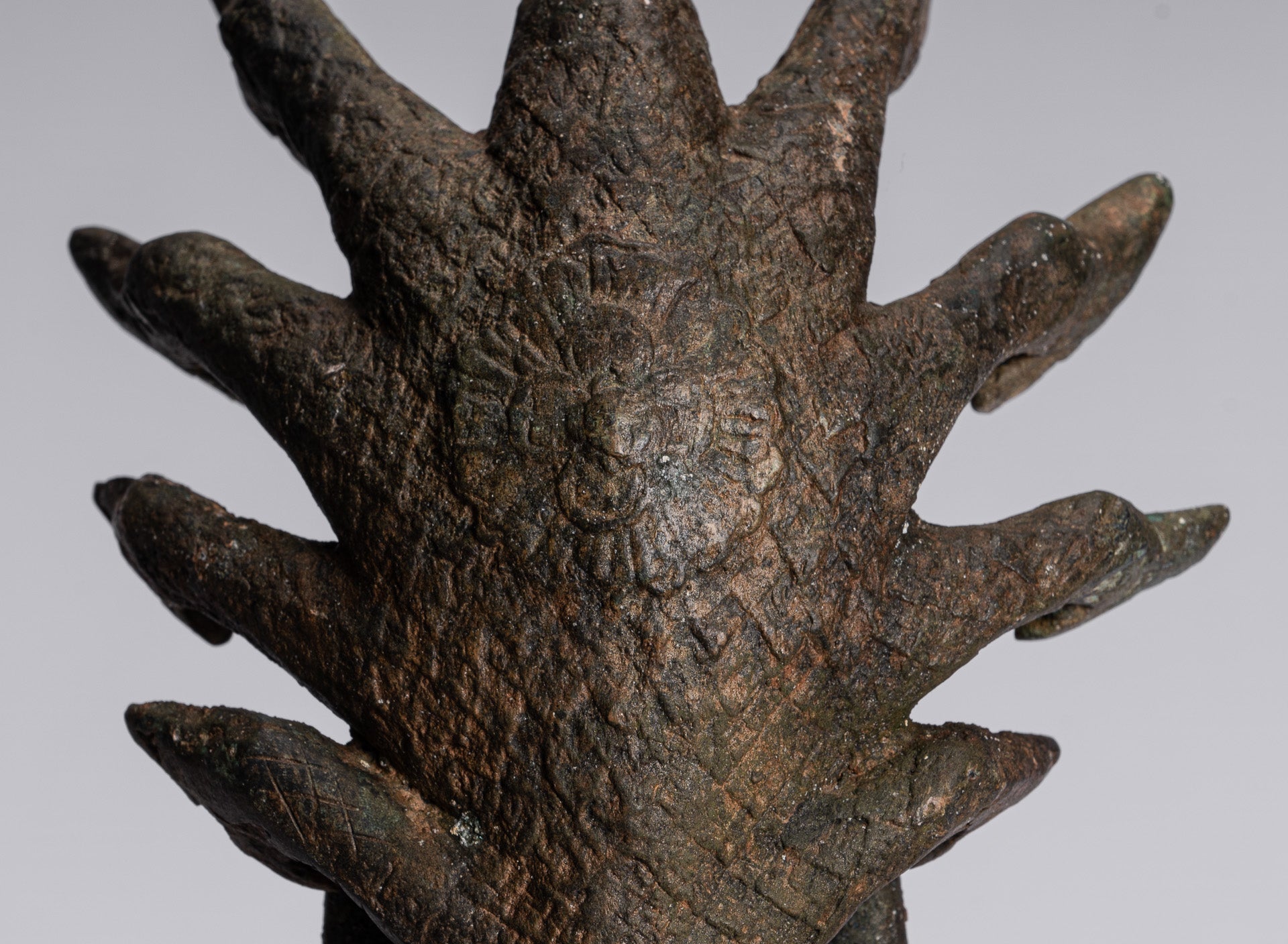 Buddha Statue-Antike Sukhothai Stil Bronze Meditation Naga Buddha Statue-32cm/13 "