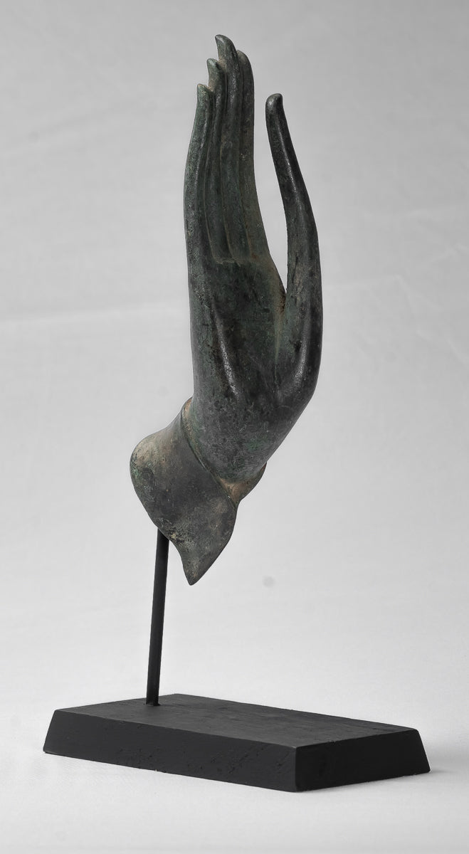 Mano de protección tailandesa de estilo tailandés antiguo montado en el sudeste asiático - 35 cm/14 "