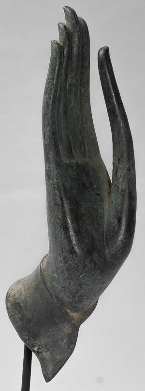 Mano de protección tailandesa de estilo tailandés antiguo montado en el sudeste asiático - 35 cm/14 "