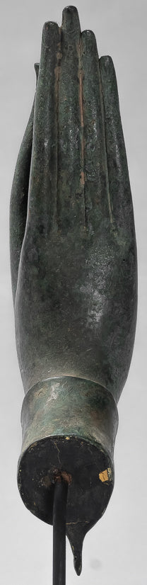 Mano de protección tailandesa de estilo tailandés antiguo montado en el sudeste asiático - 35 cm/14 "