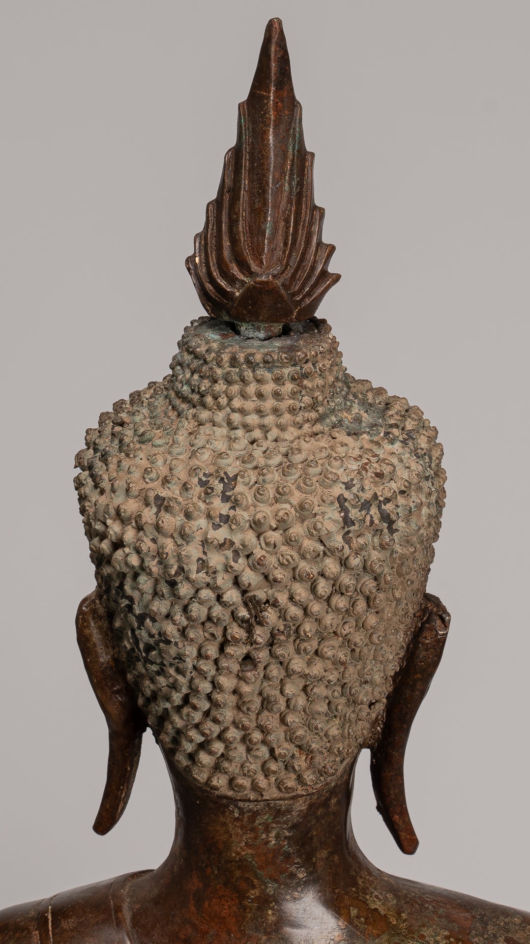 Statue di Buddha - Antique Thai Style Chiang Rugger Sehoted Enlightenment Statue Buddha - 104 cm/42 "