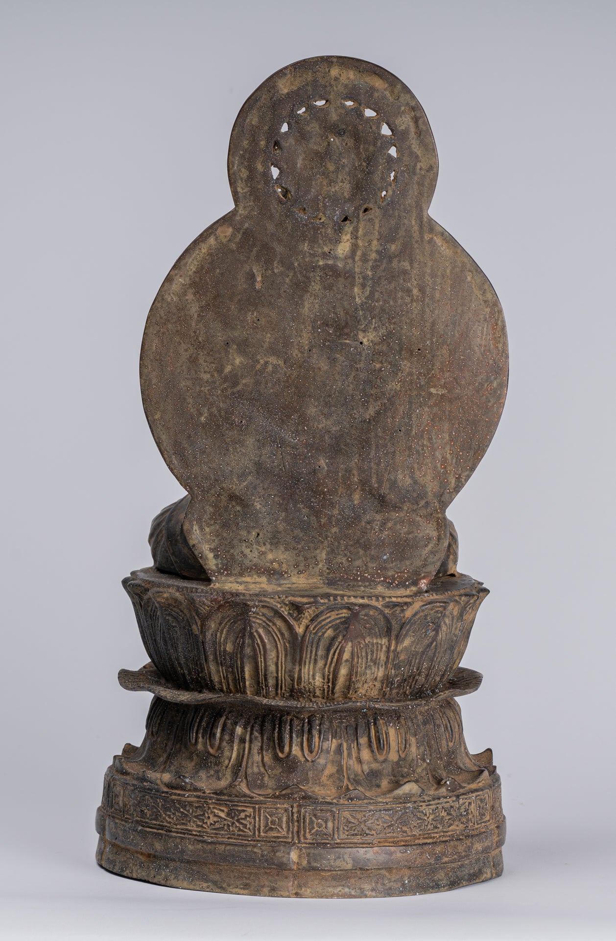 Statue Buddha - Antique in stile giapponese seduto Insegnamento Buddha Statue - 38 cm/15 "