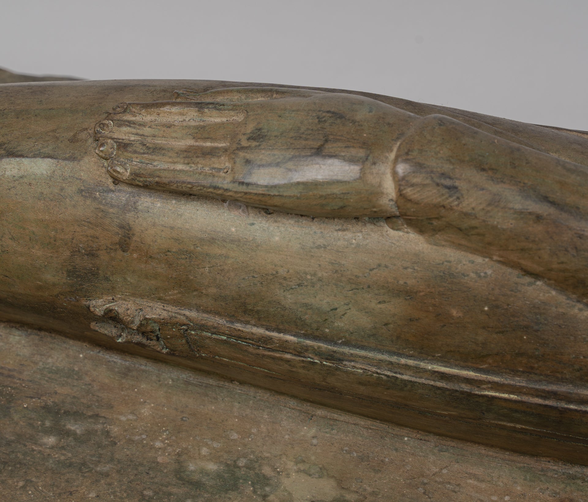 Estatua de Buda - Estatua de Buda de Nirvana de estilo tailandés de estilo antiguo - 97cm/39 "