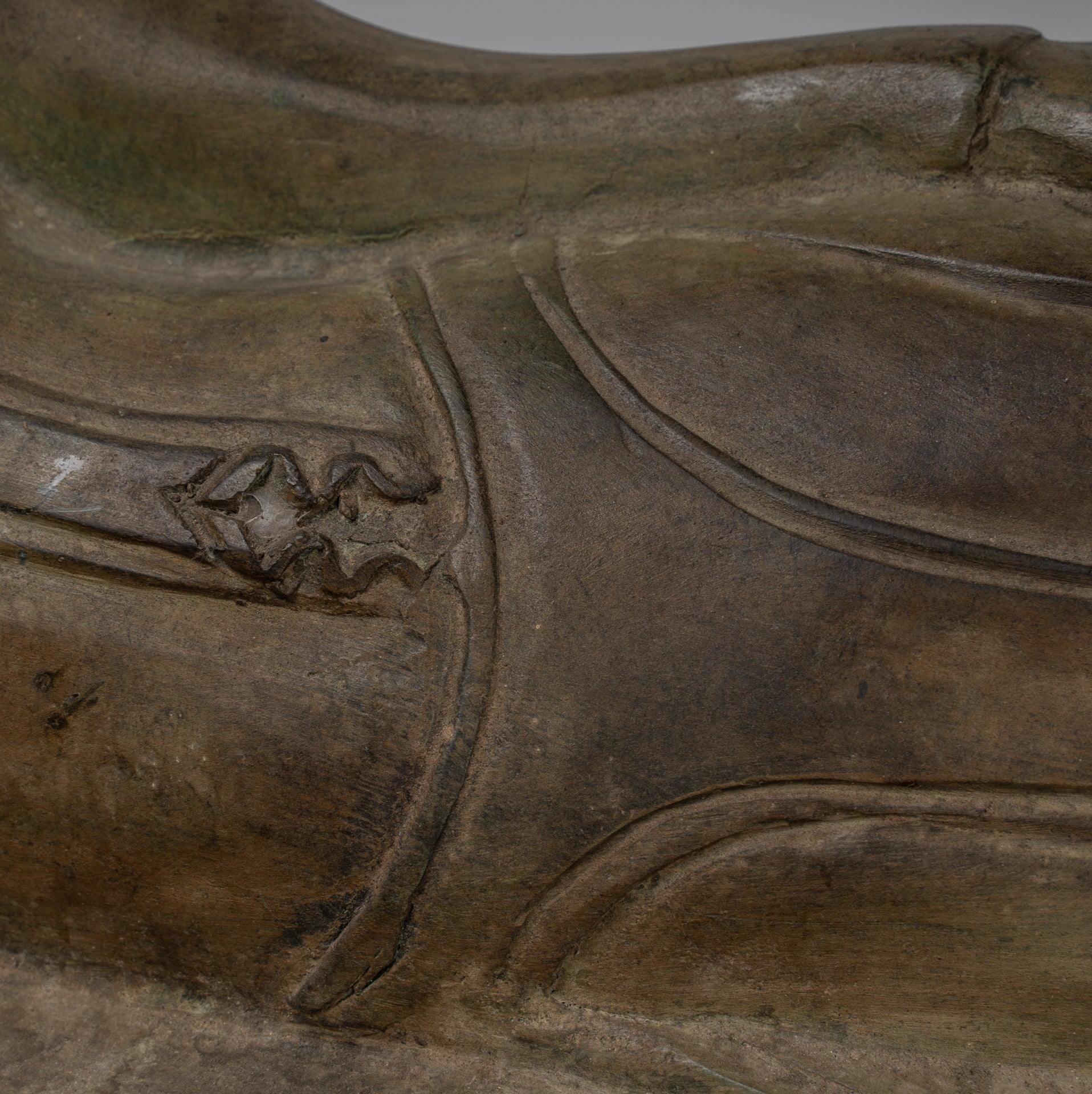 Estatua de Buda - Estatua de Buda de Nirvana de estilo tailandés de estilo antiguo - 97cm/39 "