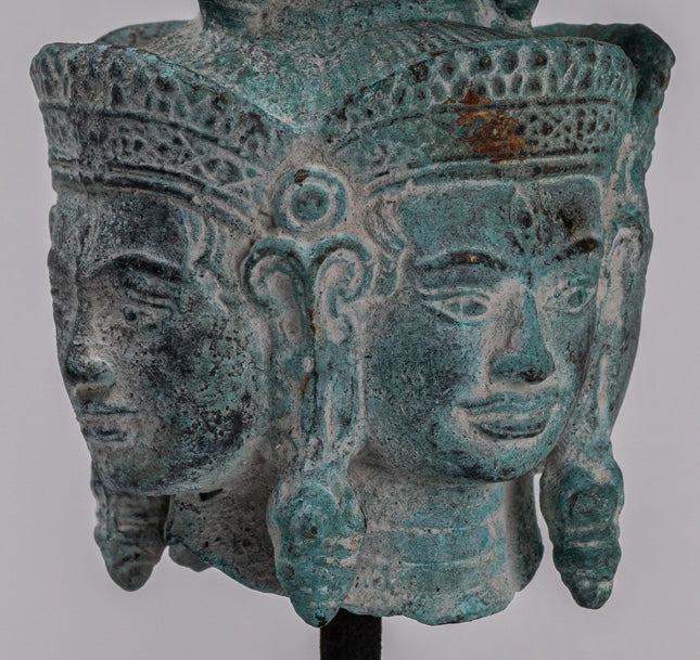 Bodhisattva - Estatua de Bronce Hevajra de bronce montado en el estilo Koh Koh Koh - 24 cm/10 "