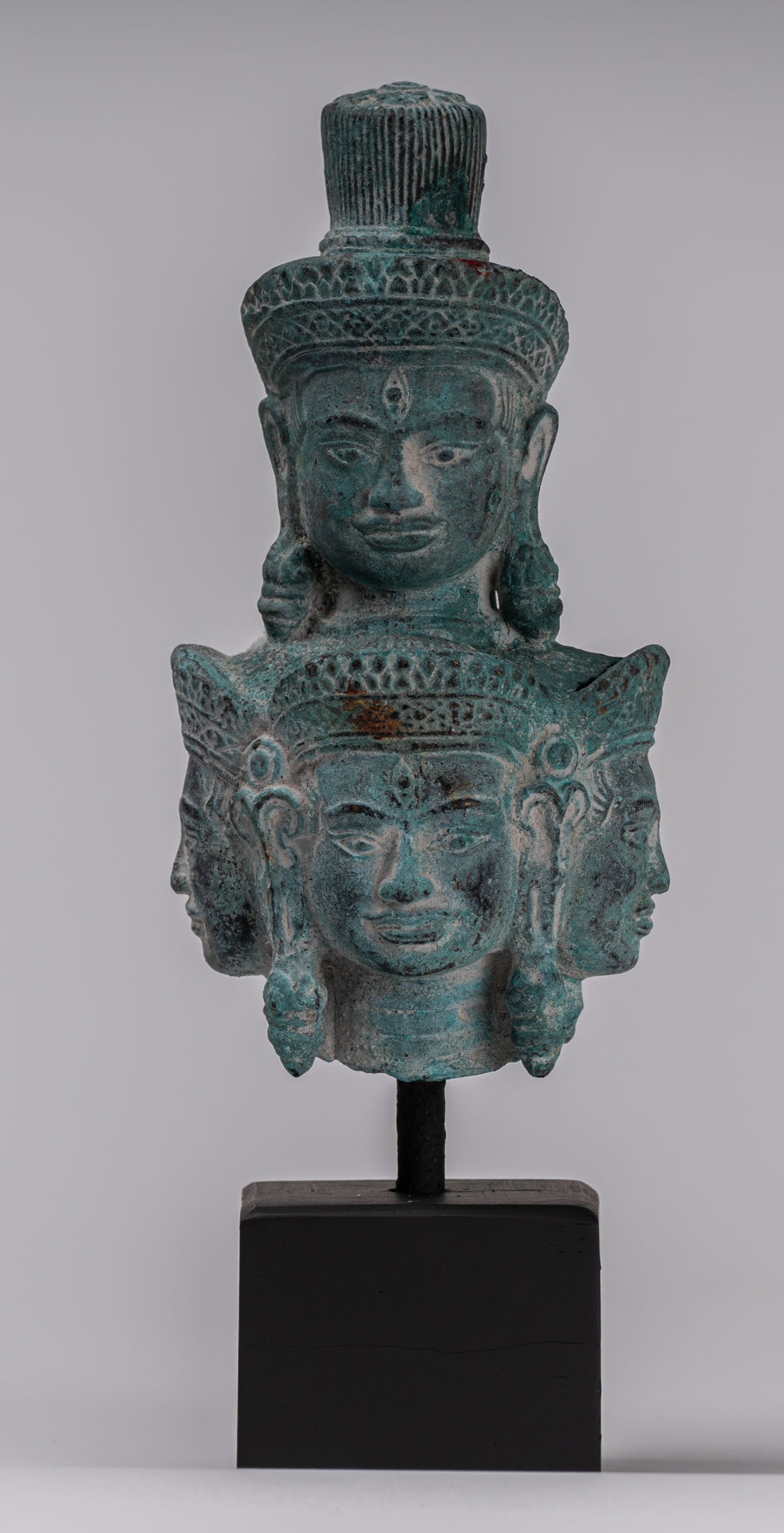 Bodhisattva - Estatua de Bronce Hevajra de bronce montado en el estilo Koh Koh Koh - 24 cm/10 "