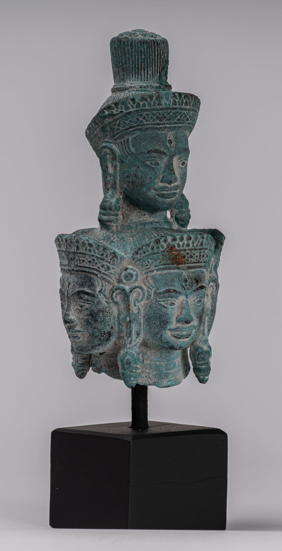 Bodhisattva - Estatua de Bronce Hevajra de bronce montado en el estilo Koh Koh Koh - 24 cm/10 "