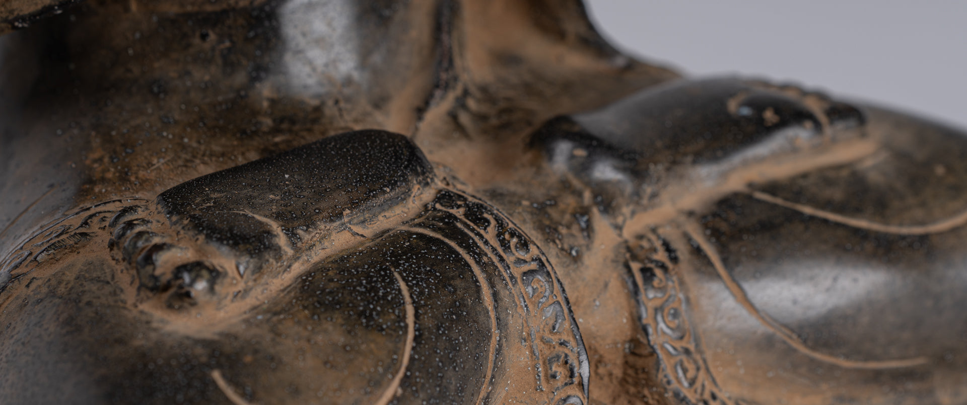 Statua Lama - Antique in stile Tibet Seduto Insegnamento Lama Statua - 33cm/13 "