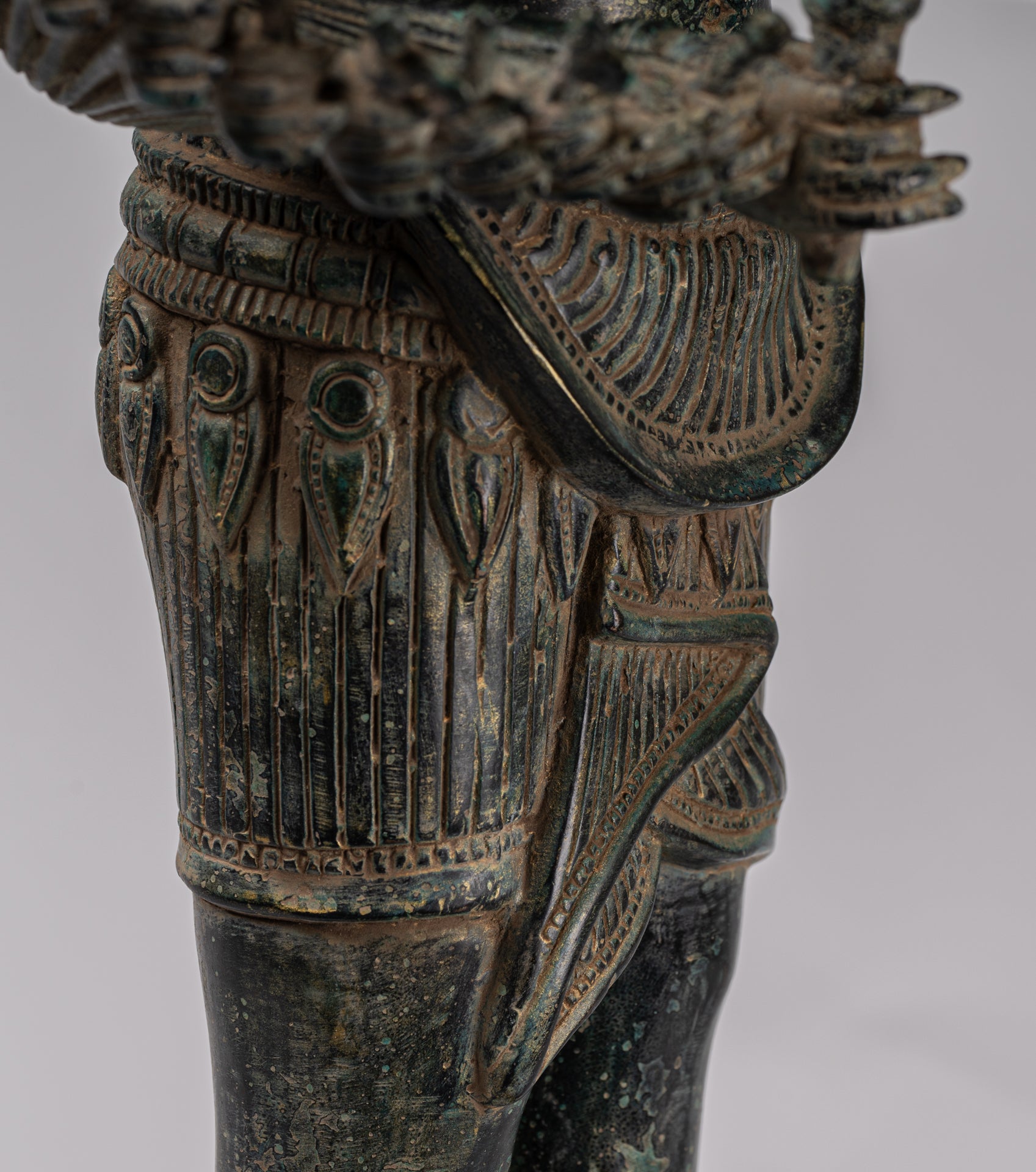 Estatua de la deidad - Bayón de estilo jemer antiguo Prajnaparamita Statue / Goddess - 79cm / 32 "