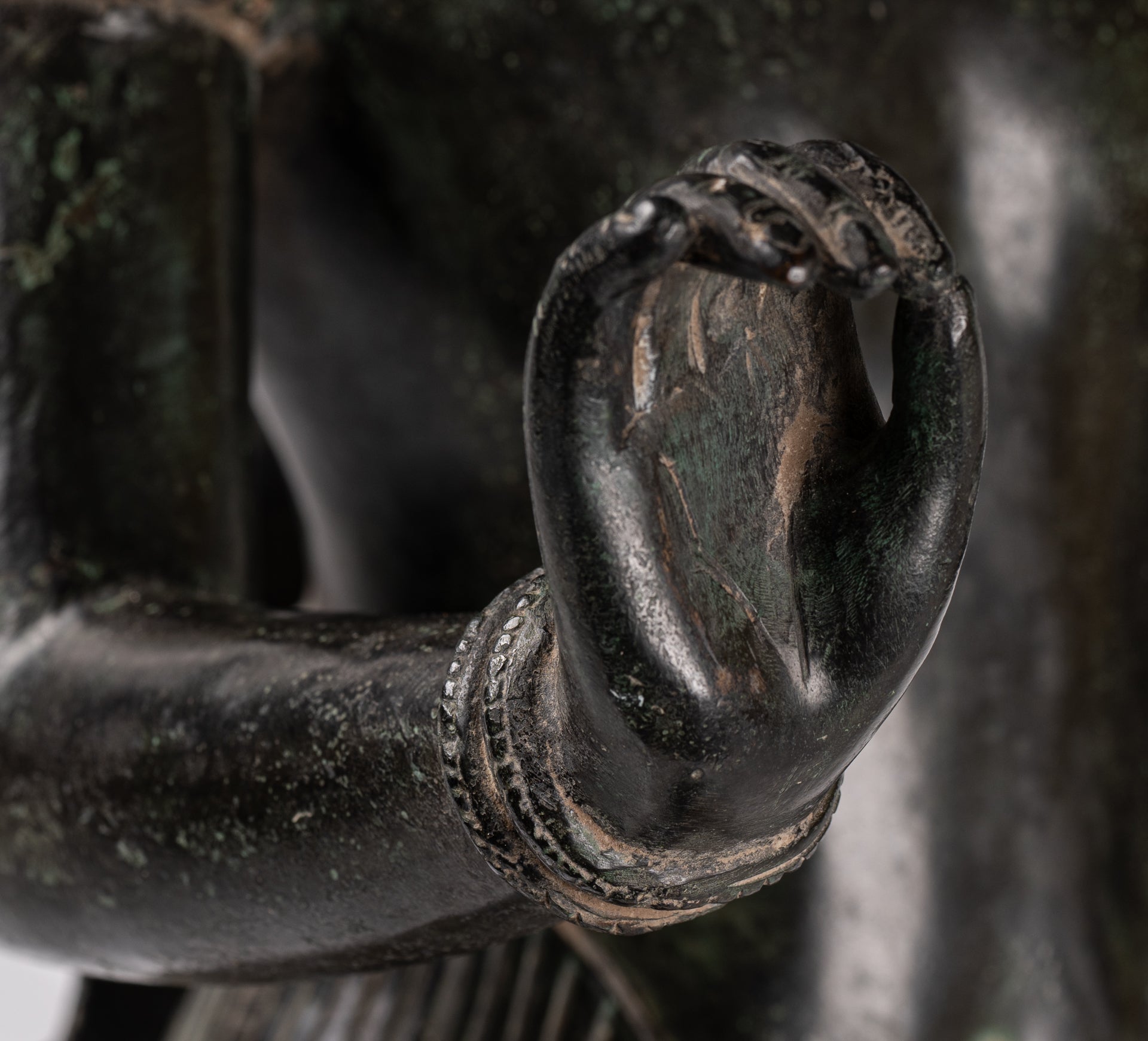 Estatua de Vishnu - antiguo estilo de bronce de estilo rup de pie Khmer Vishnu - 84cm / 34 "