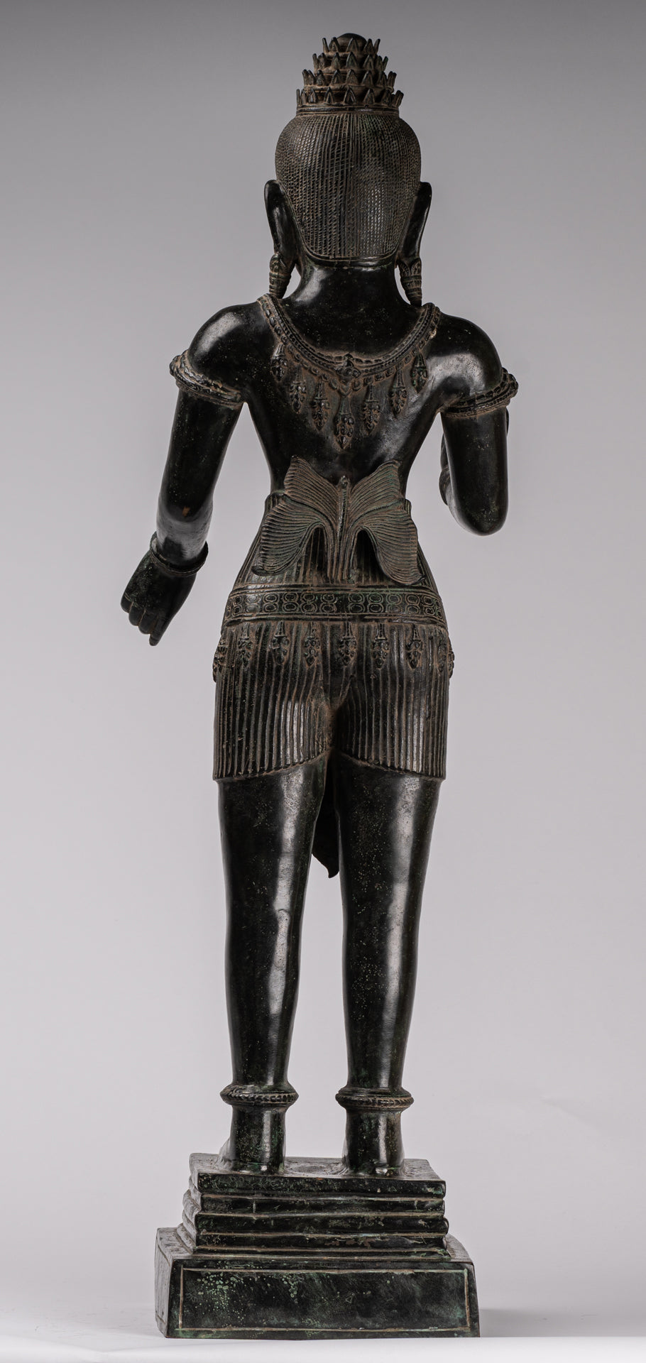 Estatua de Vishnu - antiguo estilo de bronce de estilo rup de pie Khmer Vishnu - 84cm / 34 "