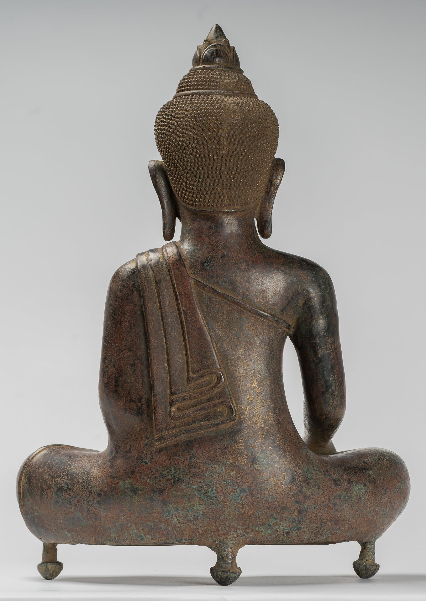 Estatua de Buda - Estatua de Bayón de Bayón de Bronce Estilo de Khmer.