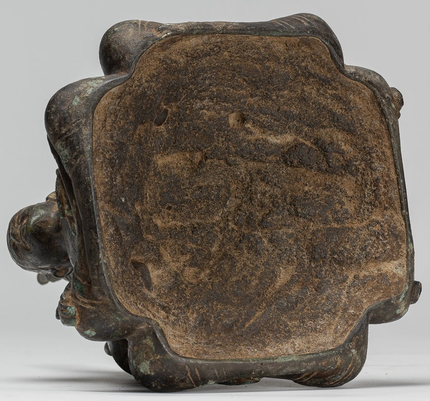 Estatua de Buda de Cuatro Casas de Estilo Jurón Antiguo Jurón - 51 cm/20 "