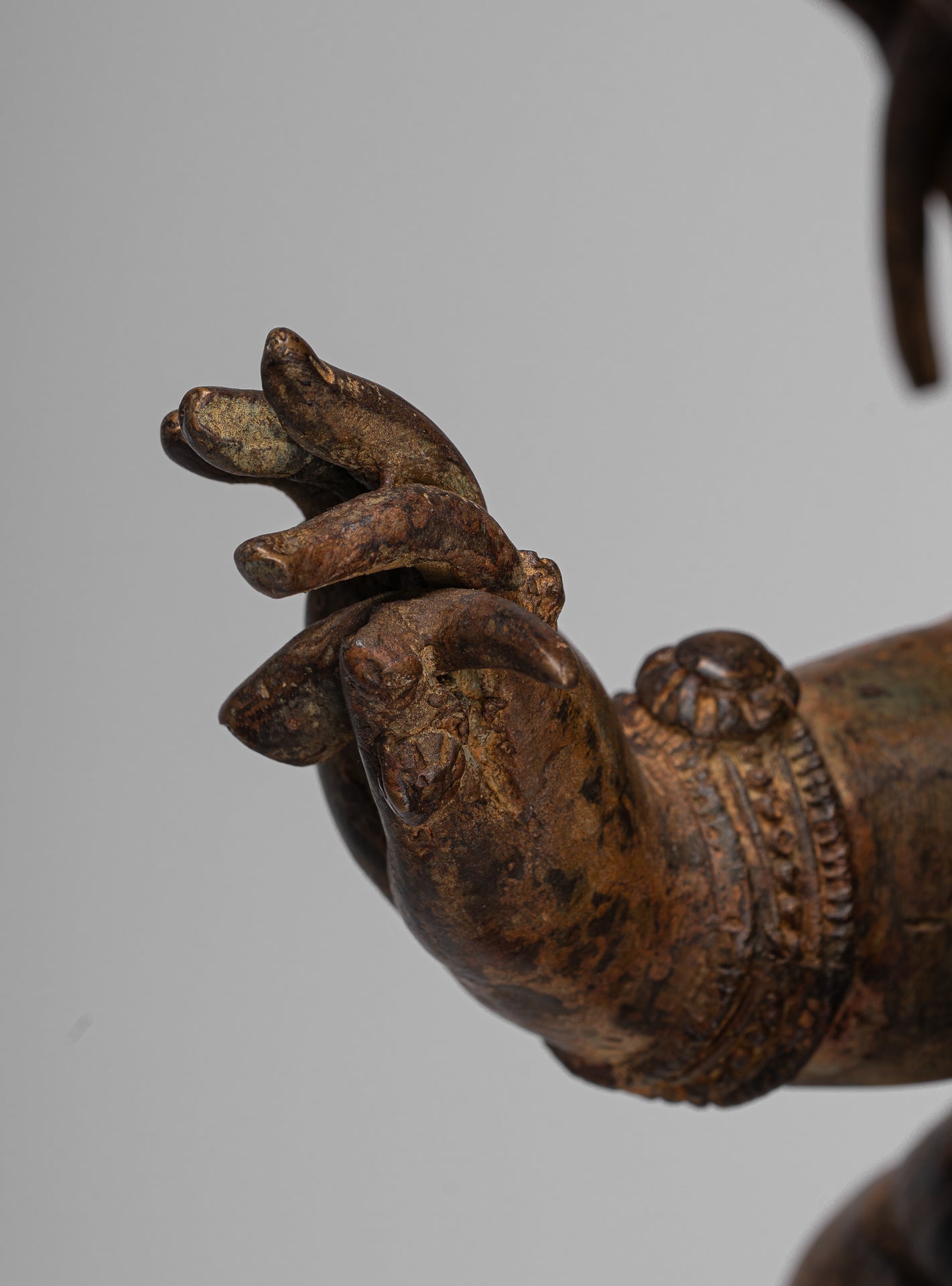 Large Ganesha Statue - Antique Thai Style Bronze Dancing Ganesh Statue - 85cm/34"