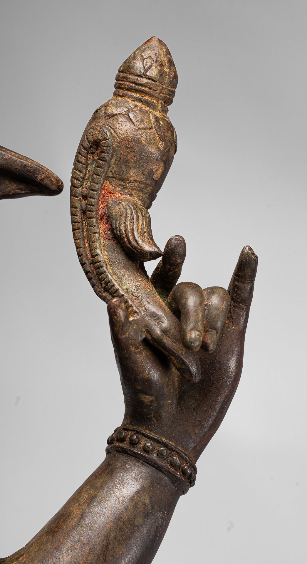 Large Ganesha Statue - Antique Thai Style Bronze Dancing Ganesh Statue - 105cm/42"