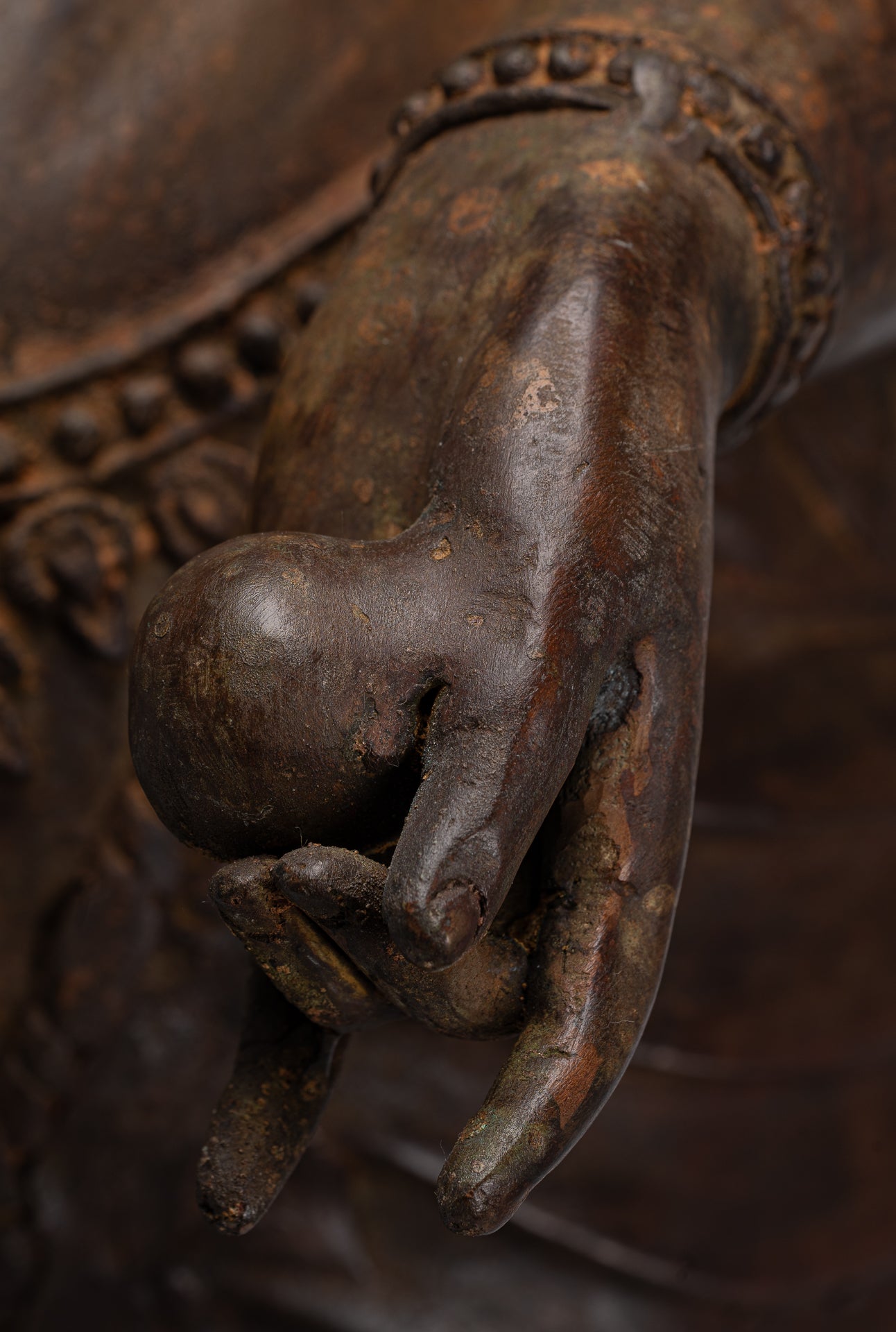 Large Ganesha Statue - Antique Thai Style Bronze Dancing Ganesh Statue - 105cm/42"