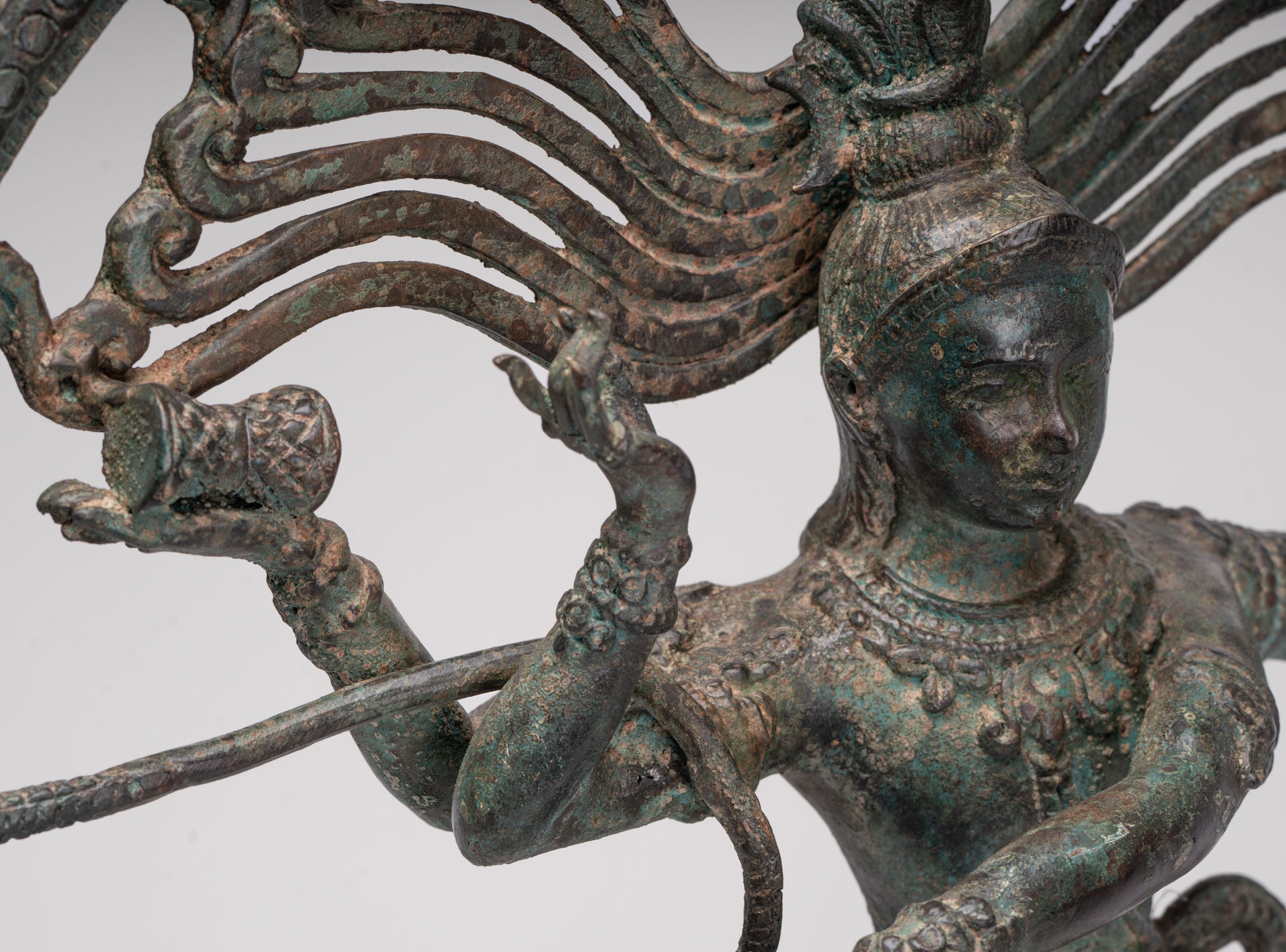 Shiva Statue - Antique Indian Style Bronze Dancing Shiva statue as Lord Nataraja - 66cm(26") Tall
