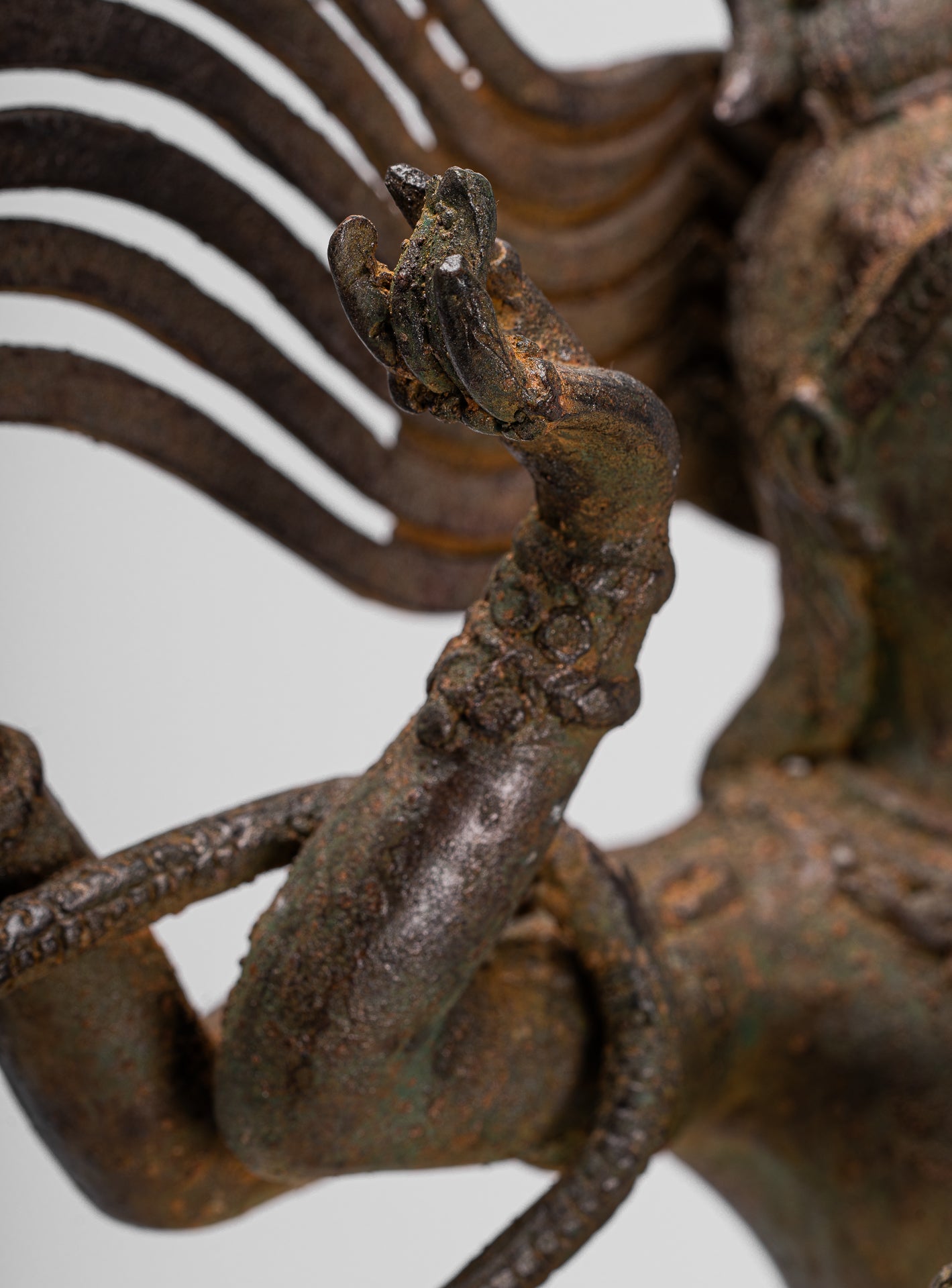 Large Shiva Statue - Antique Indian Style Bronze Dancing Shiva statue as Lord Nataraja - 67cm(27") Tall