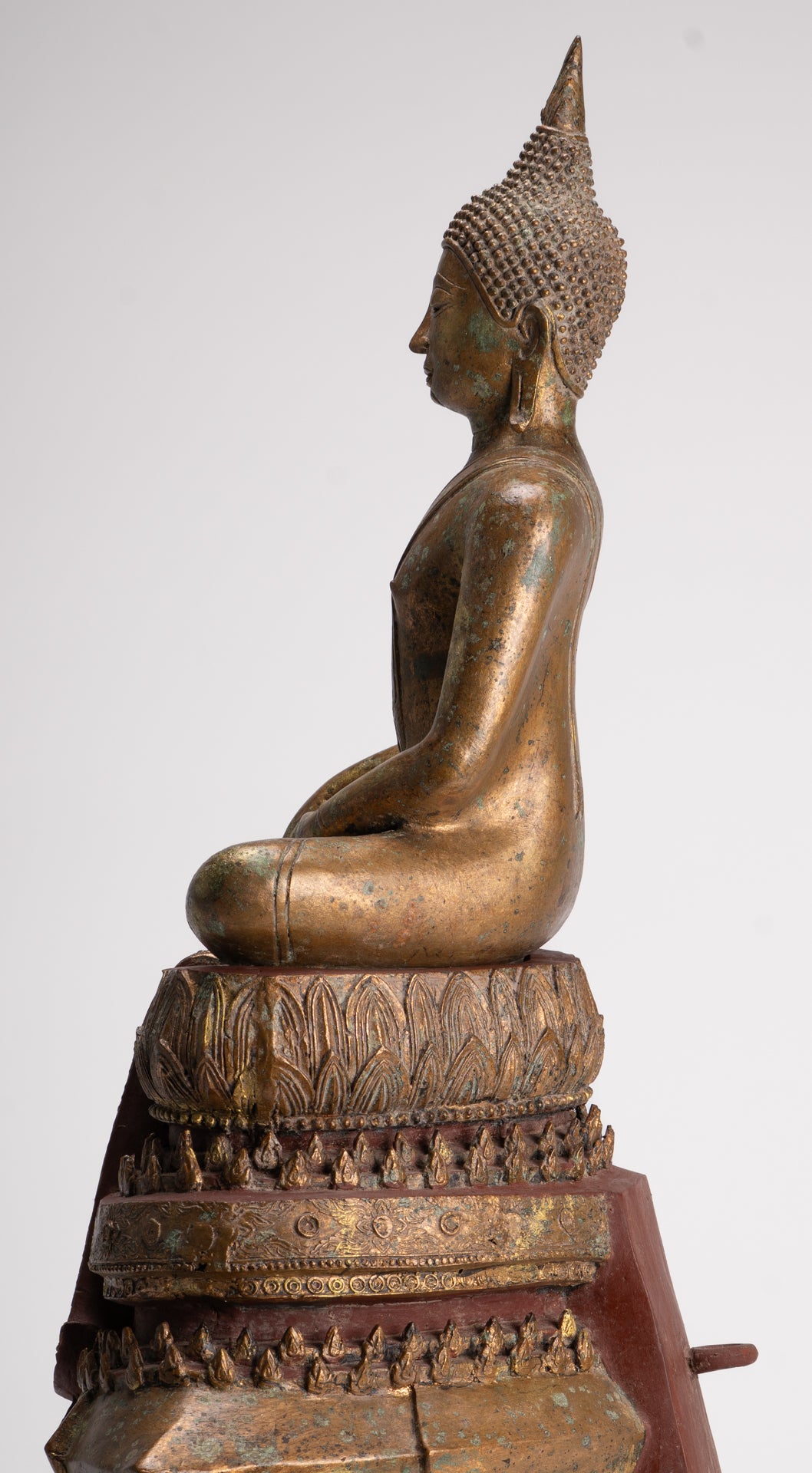 Buddha Statue - Antique Sukhothai Style Thai Enlightenment Buddha Statue - 71cm/28"