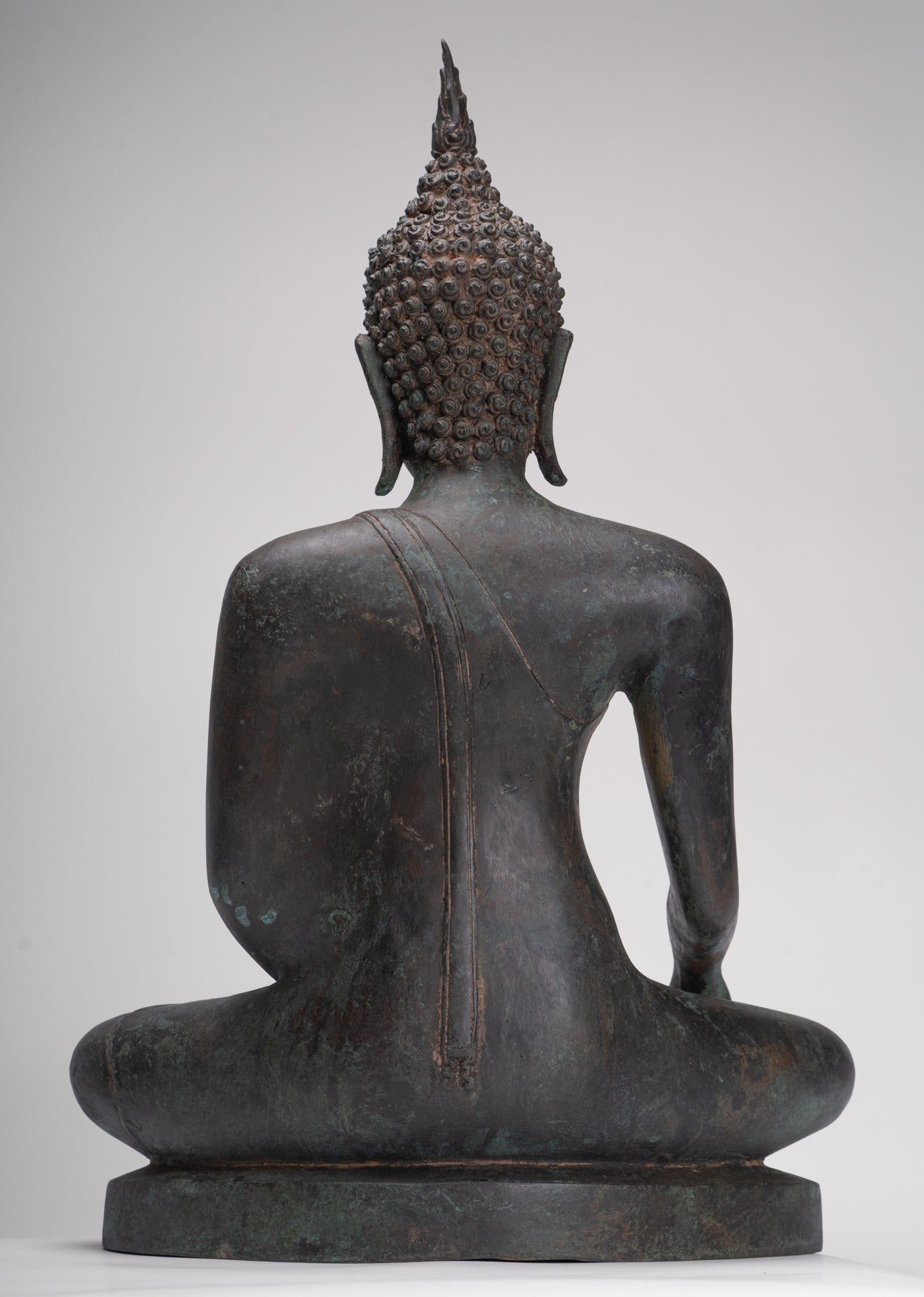 Statue de Bouddha – Statue antique de Bouddha des Lumières de Sukhothai de style thaïlandais – 54 cm.