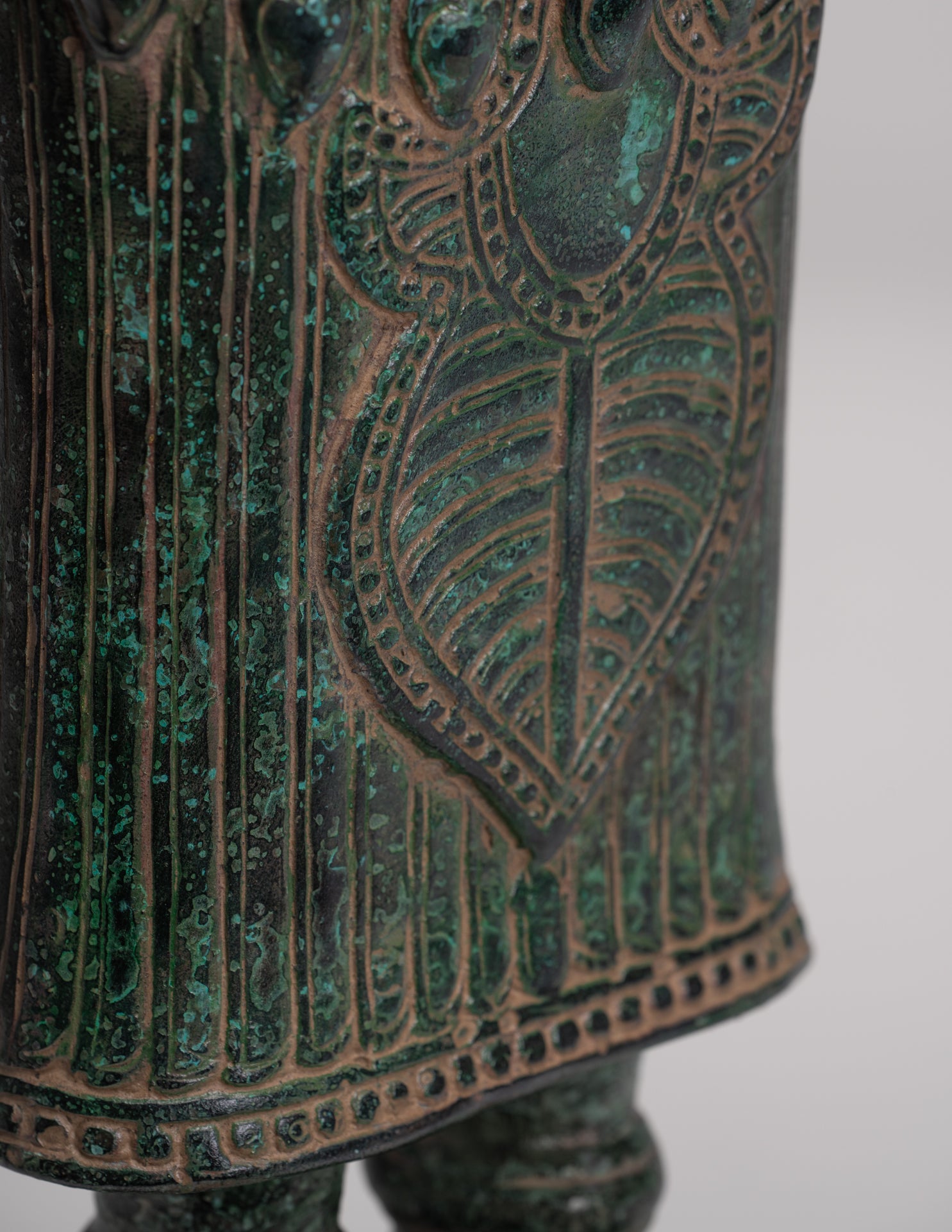 Deity Statue - Antique Khmer Style Bayon Prajnaparamita Statue / Goddess - 65cm/26"