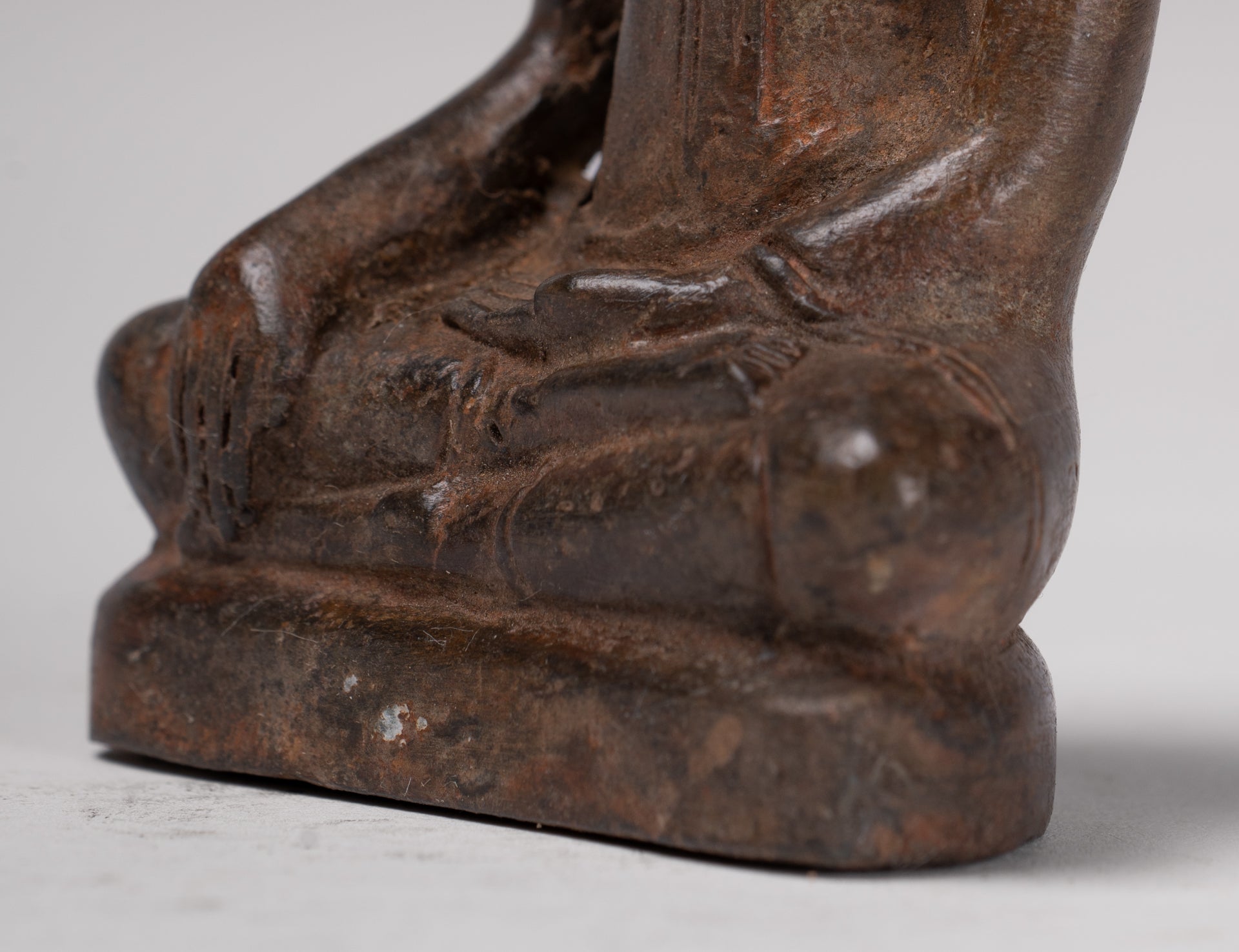 Buddha Statue - Antique Sukhothai Style Thai Enlightenment Buddha Statue - 10cm/4"