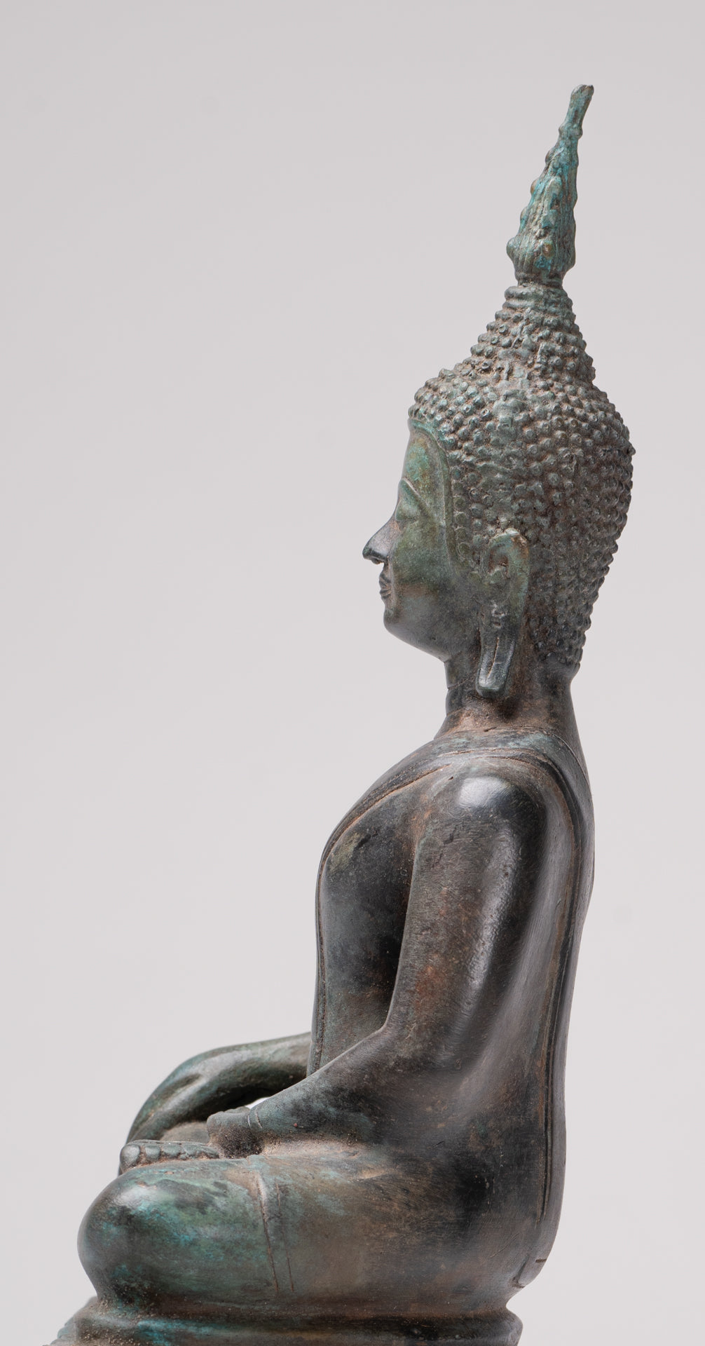 Buddha Statue - Antique Sukhothai Style Thai Enlightenment Buddha Statue - 31cm/12"