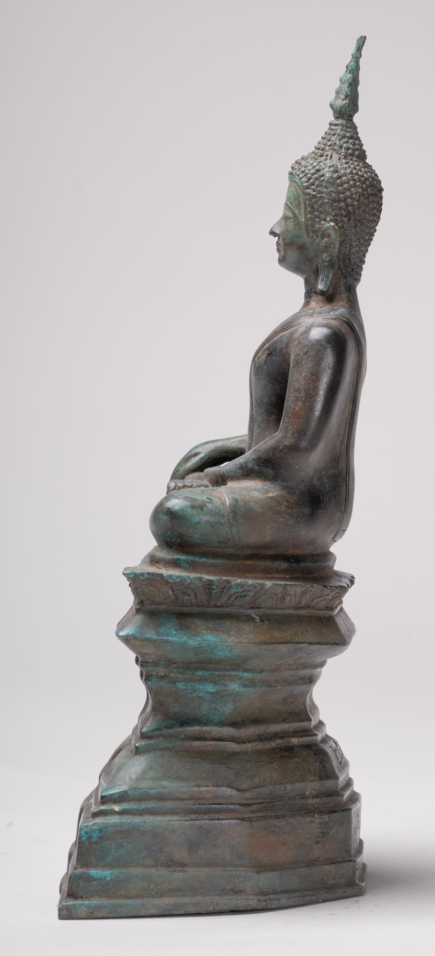 Buddha Statue - Antique Sukhothai Style Thai Enlightenment Buddha Statue - 31cm/12"