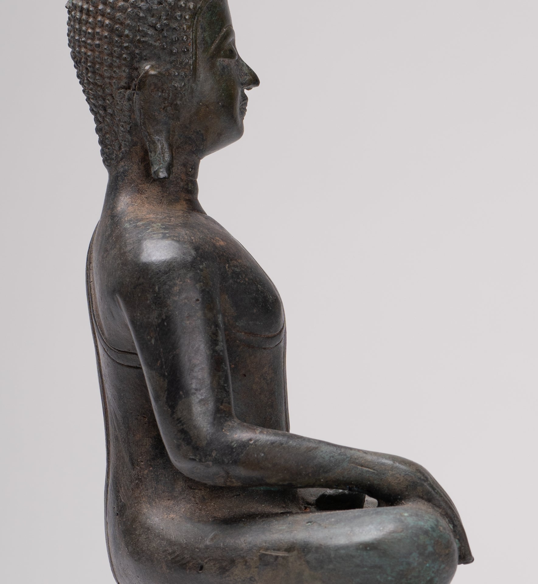 Buddha Statue - Antique Sukhothai Style Thai Enlightenment Buddha Statue - 31cm/12"