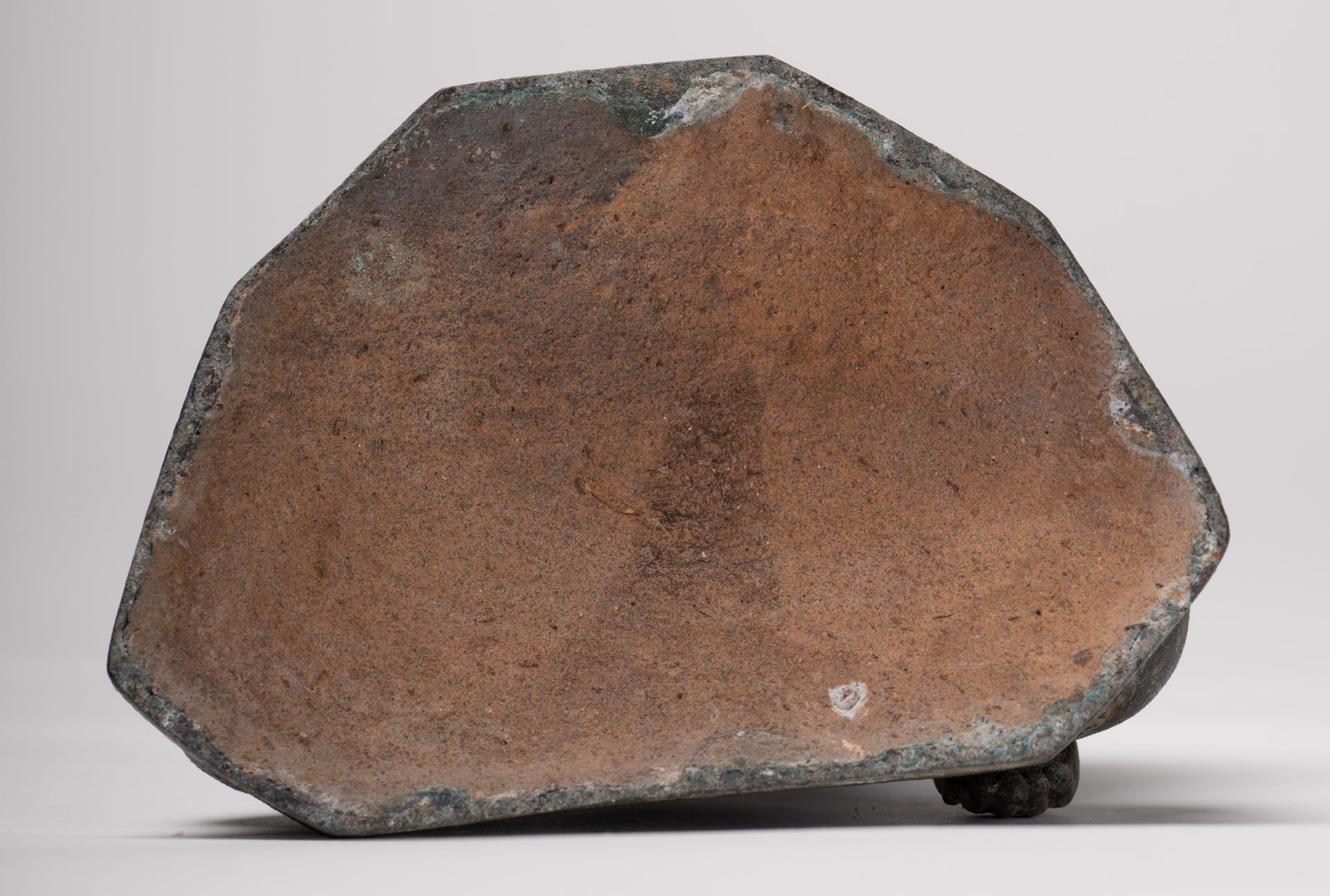 Buddha Statue - Antique U Thong Style Bronze Enlightenment Buddha Statue - 23.5cm/9"