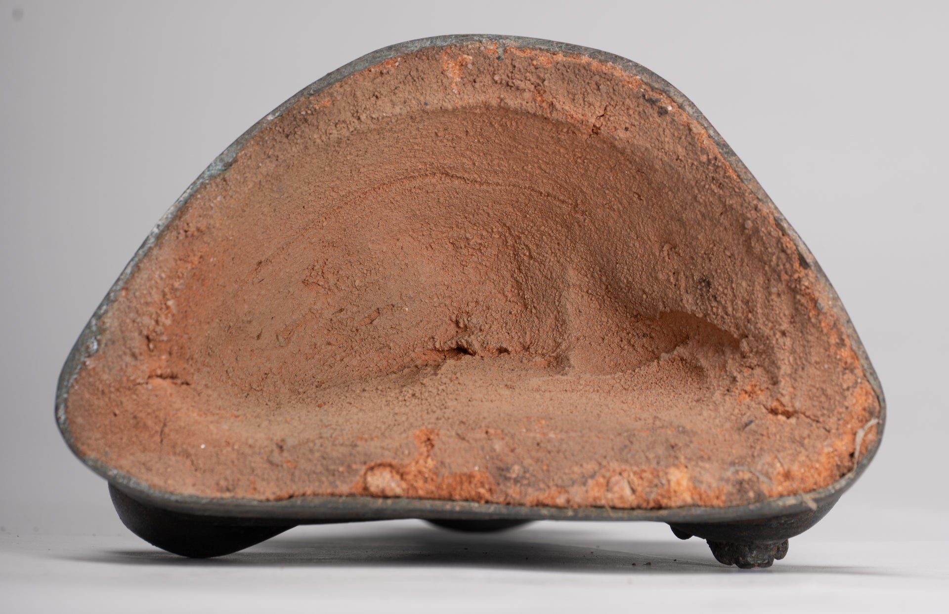 Buddha Statue - Antique Lopburi Style Seated Enlightenment Buddha Statue - 21cm/8"