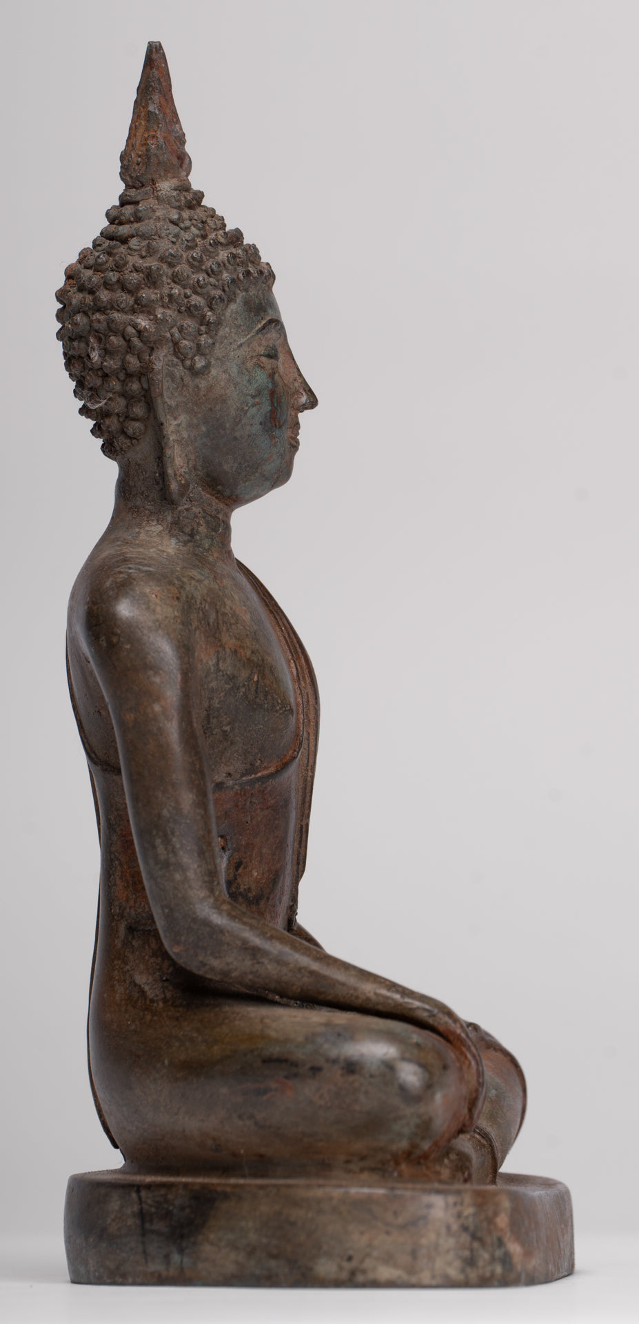 Buddha Statue - Antique Sukhothai Style Thai Enlightenment Buddha Statue - 18cm/7"