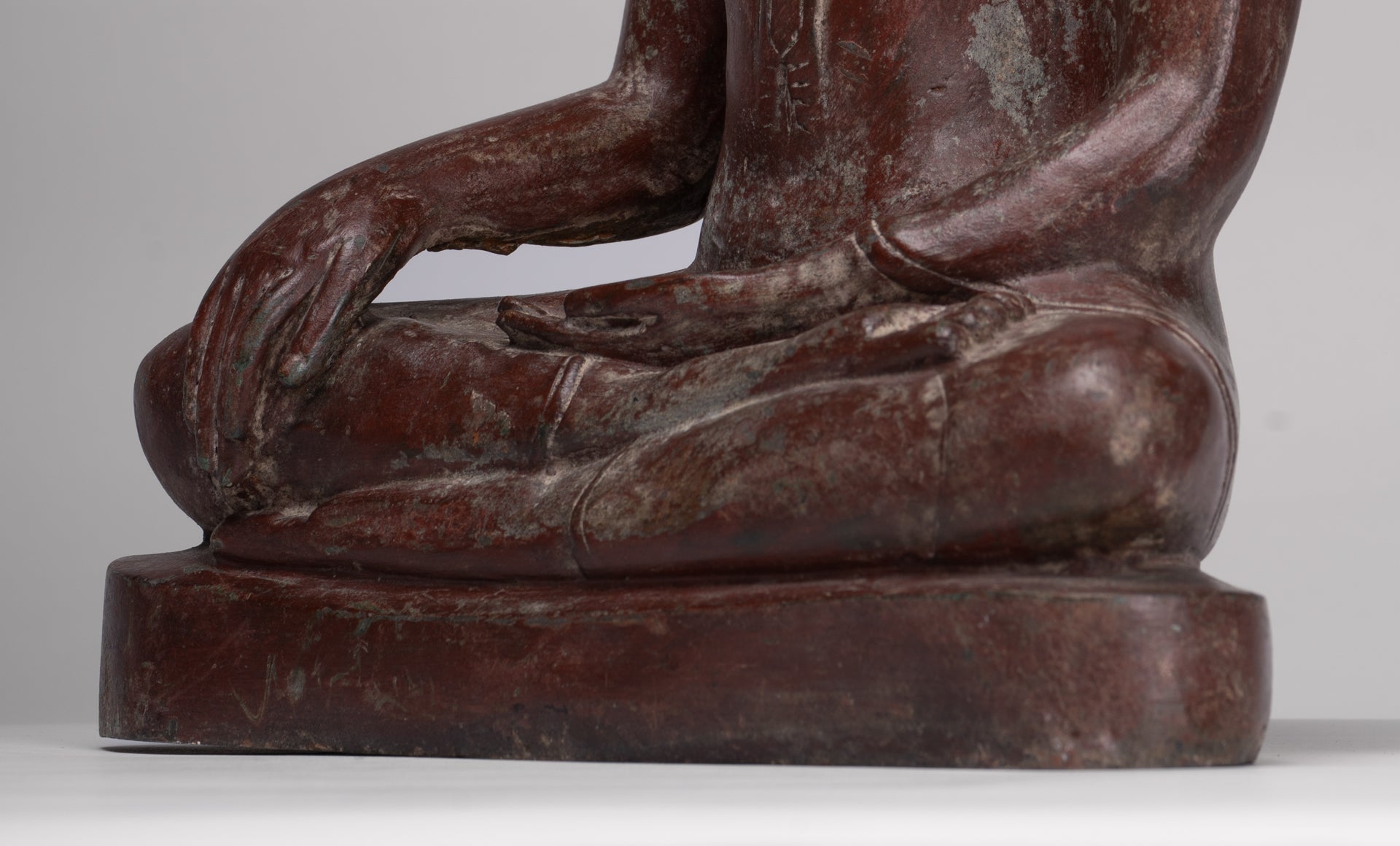 Buddha Statue - Antique Sukhothai Style Thai Enlightenment Buddha Statue - 42cm/17"