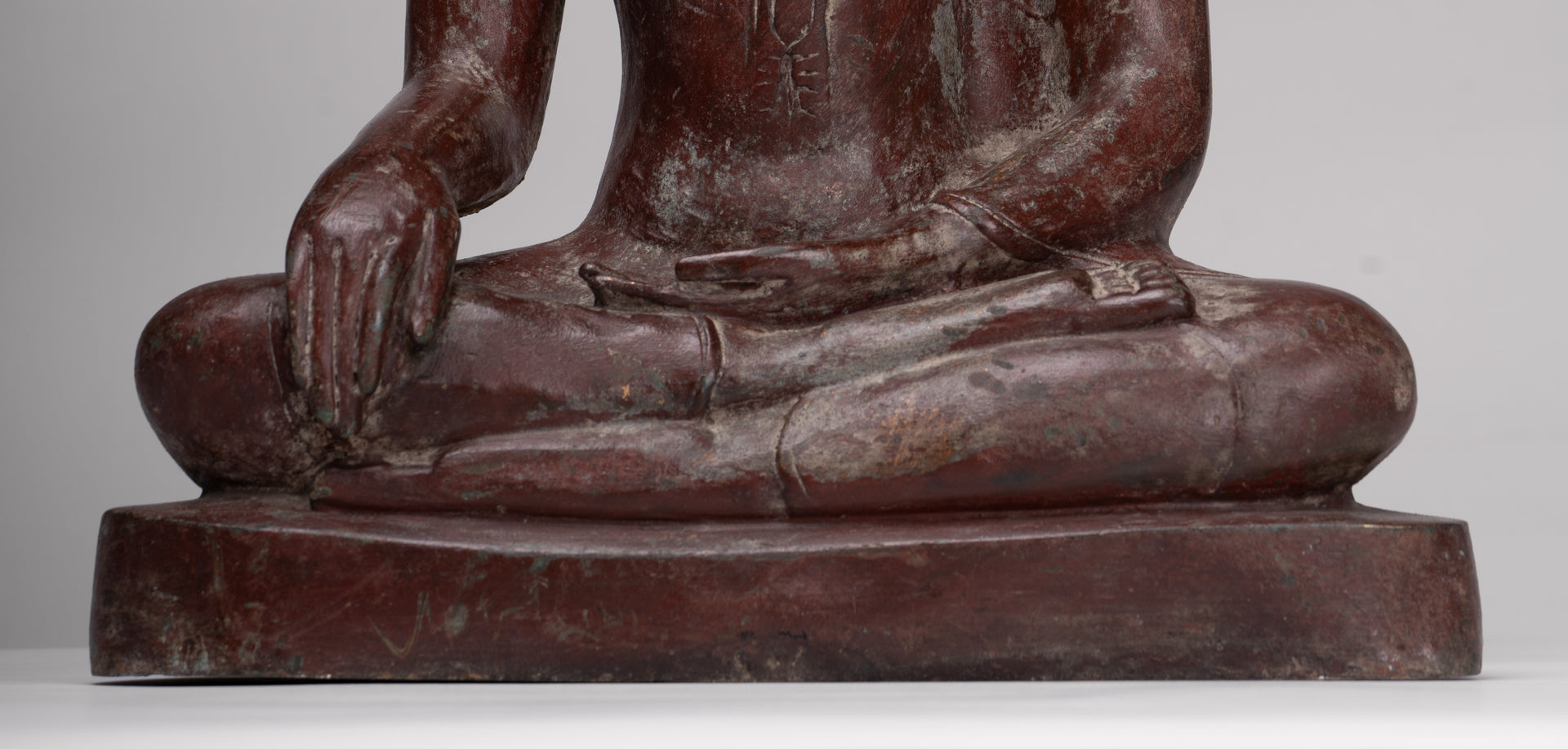 Buddha Statue - Antique Sukhothai Style Thai Enlightenment Buddha Statue - 42cm/17"