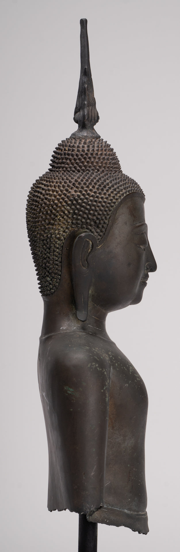 Buddha Statue - Antique U Thong Style Bronze Enlightenment Buddha Torso - 65cm/26"